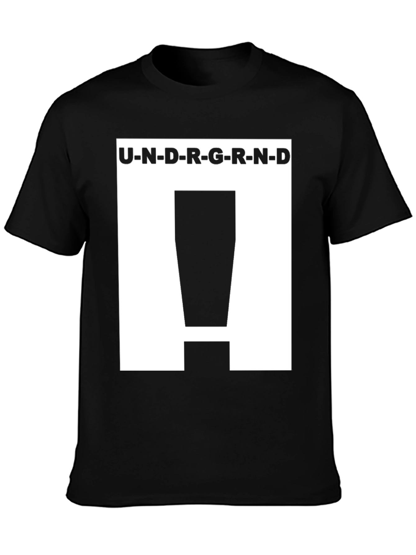 Underground Graphic T-Shirt - Black