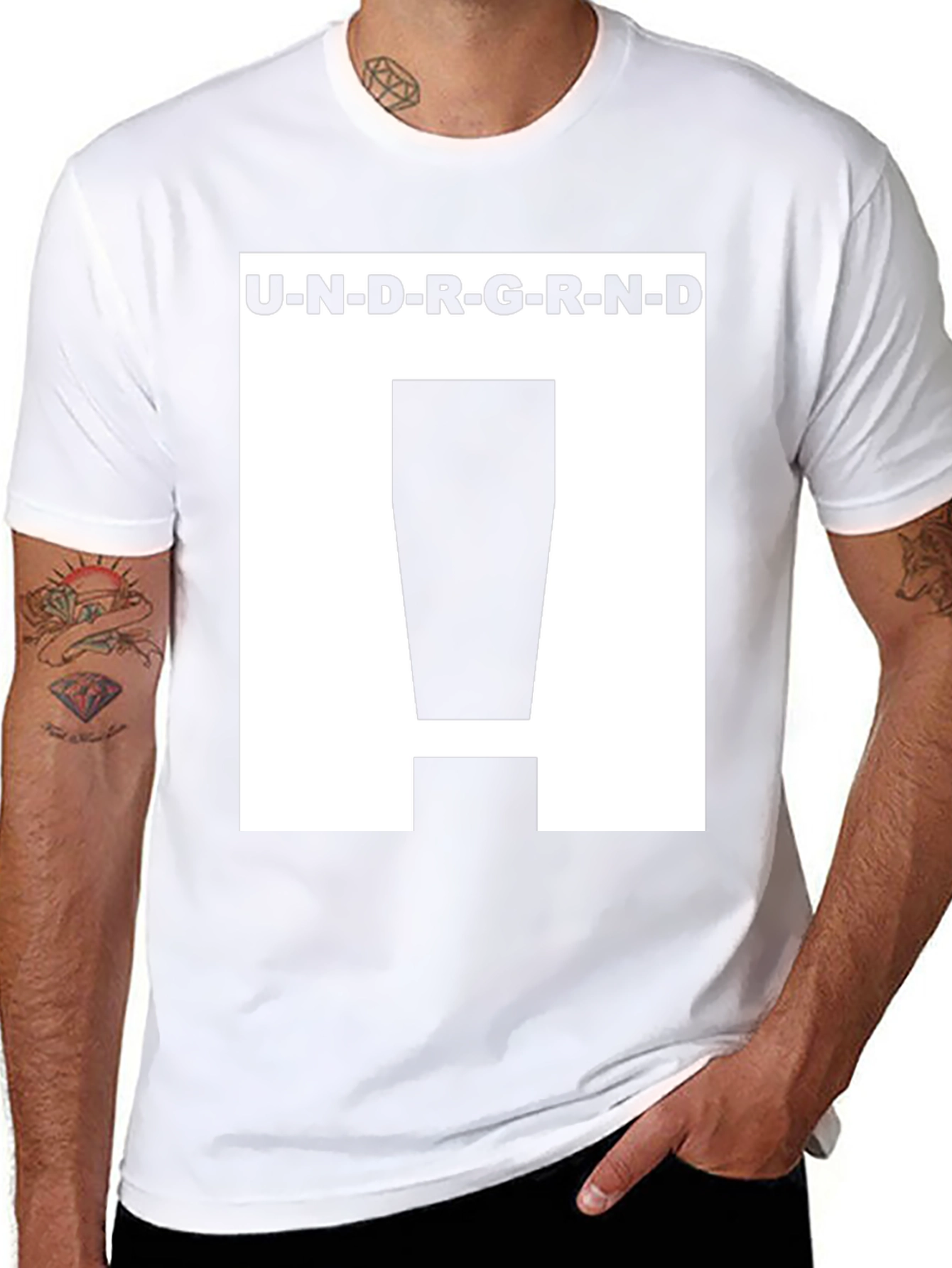 Underground Graphic T-Shirt - Black