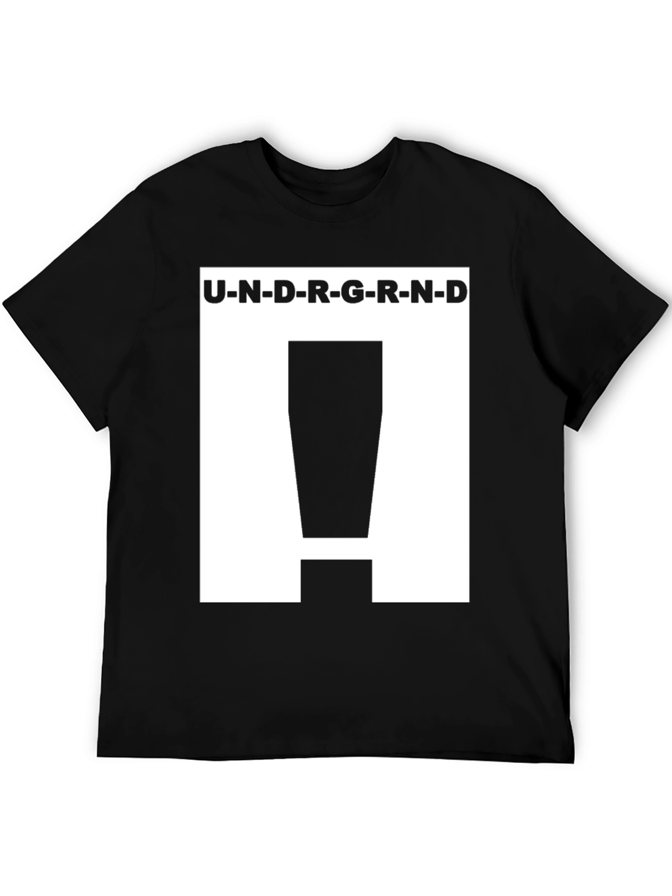 Underground Graphic T-Shirt - Black