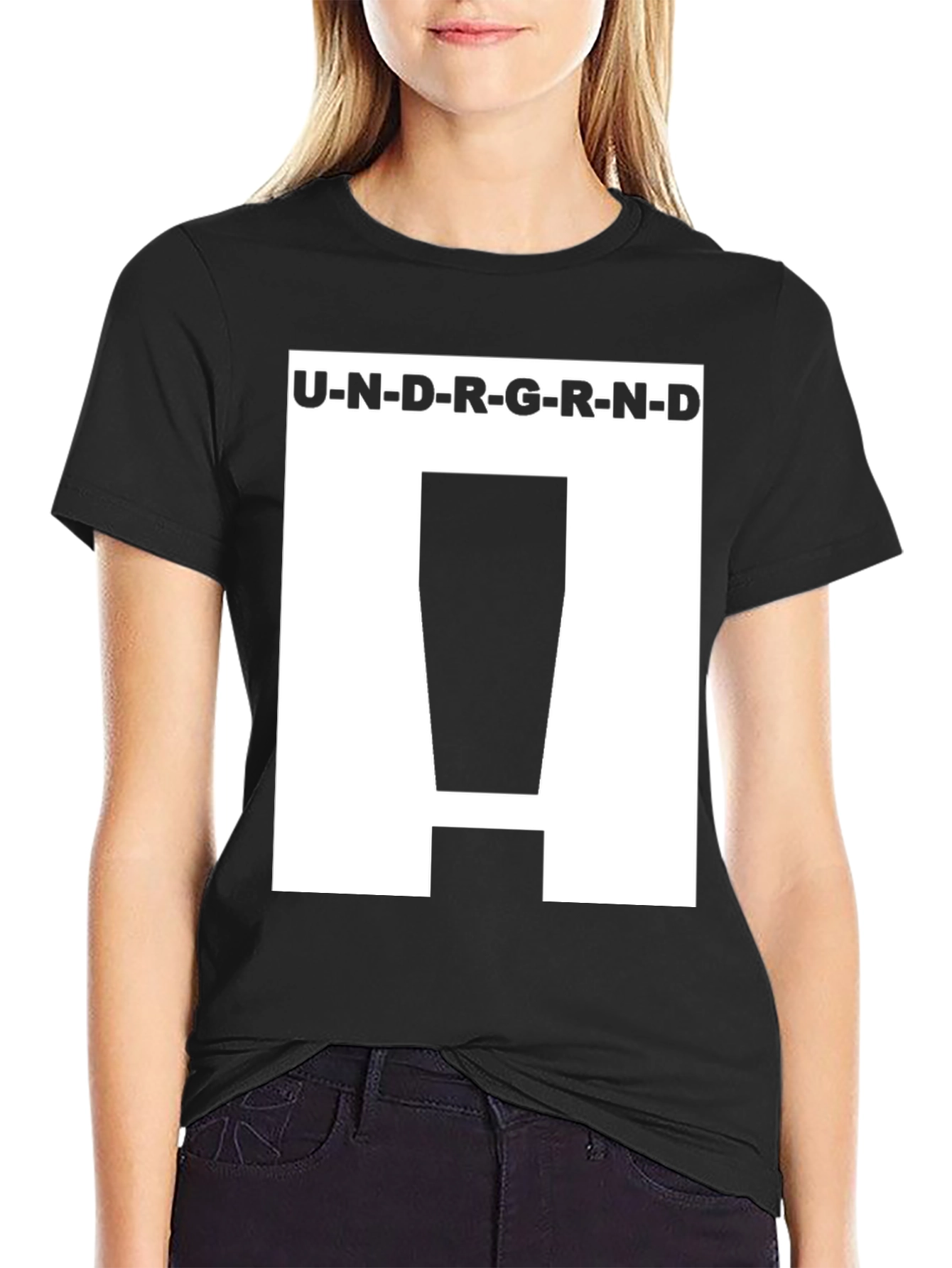 Underground Graphic T-Shirt - Black