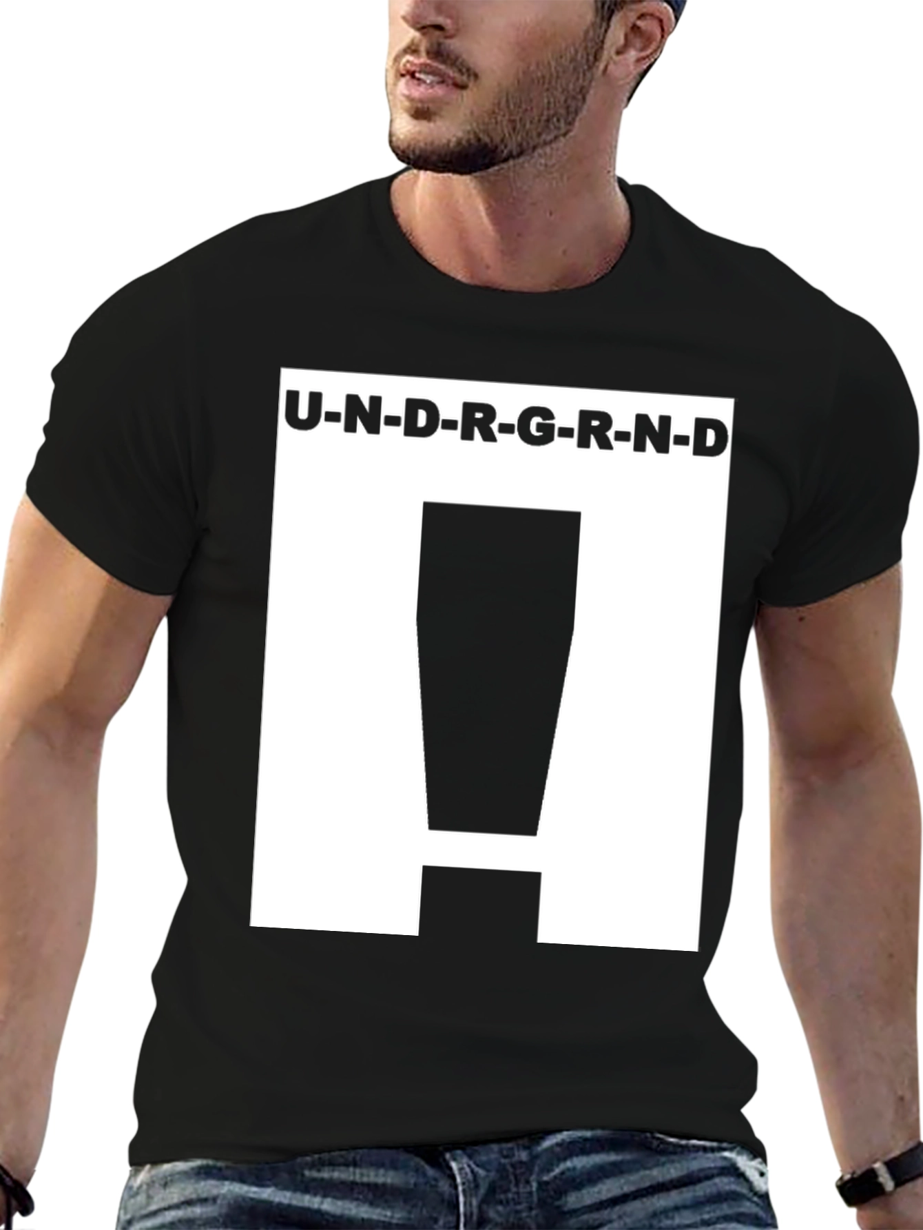 Underground Graphic T-Shirt - Black