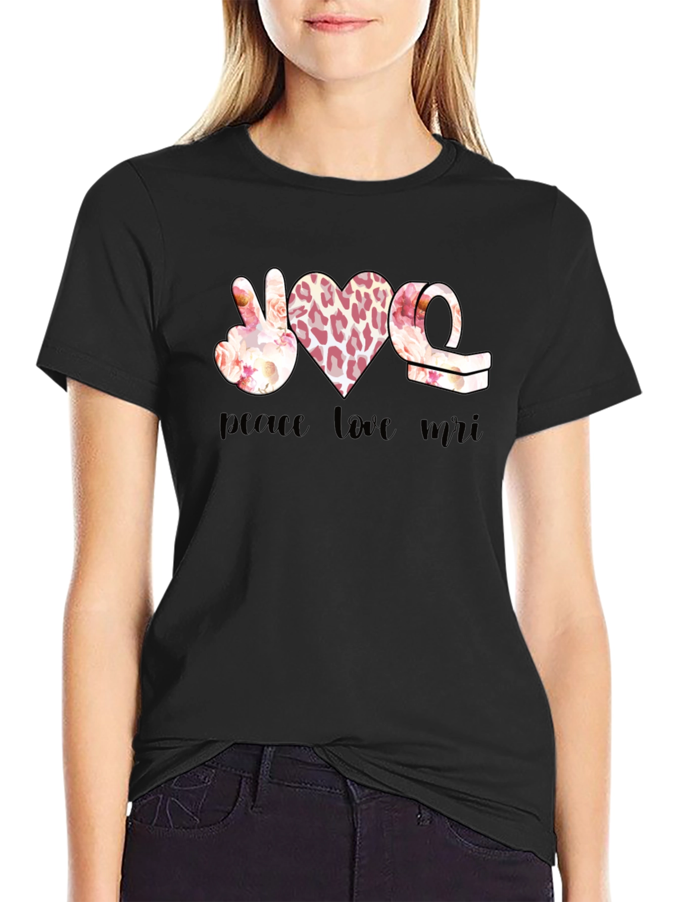 Peace Love MRI Graphic T-Shirt