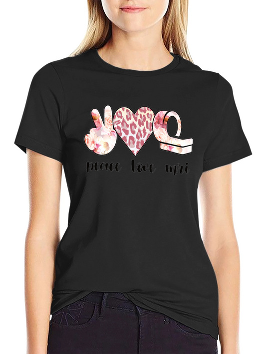 Peace Love MRI Graphic T-Shirt