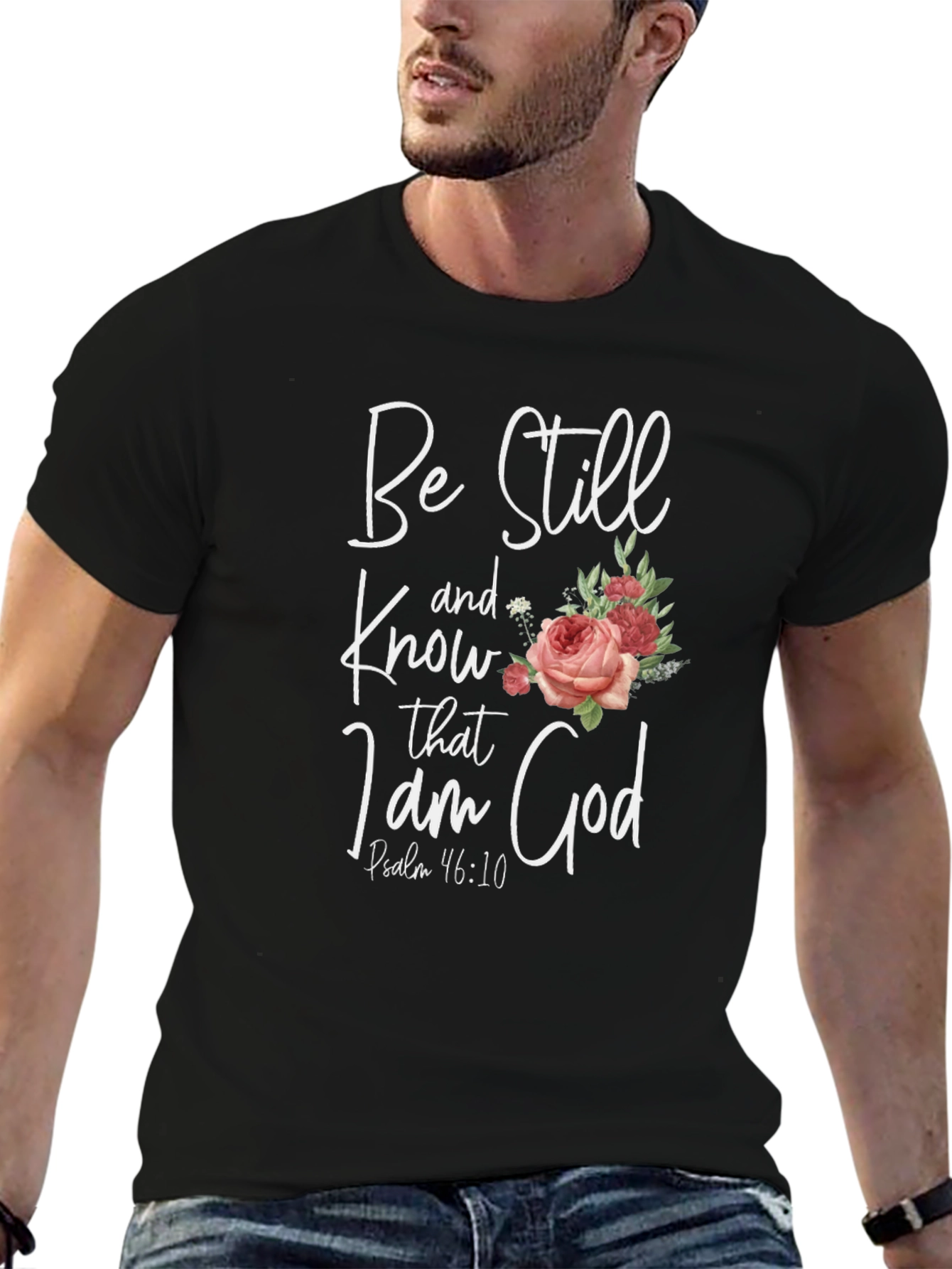 Be Still Floral Graphic Tee