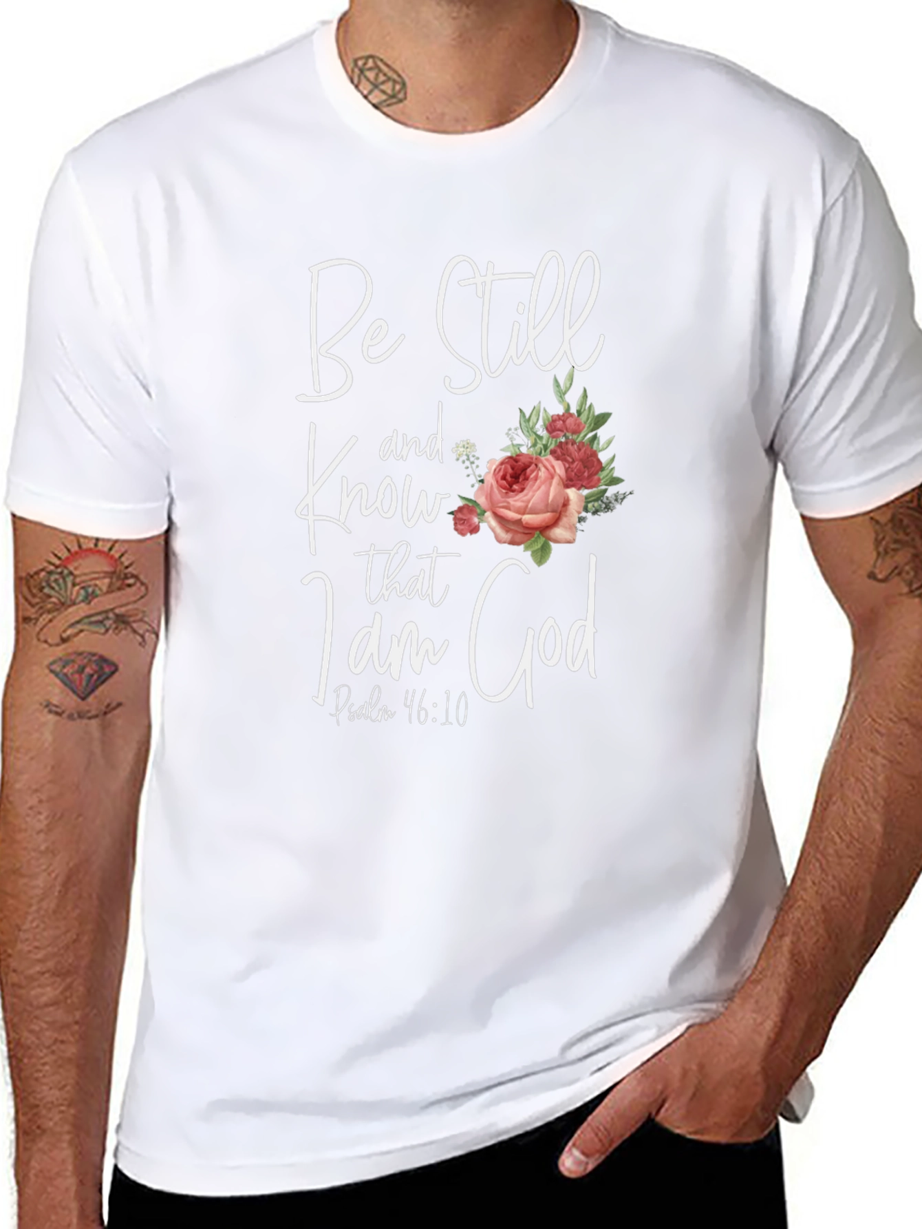Be Still Floral Graphic Tee