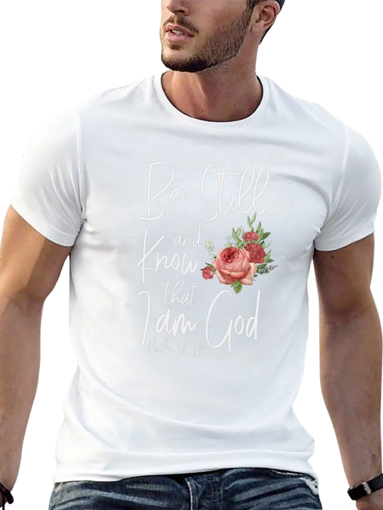 Be Still Floral Graphic Tee