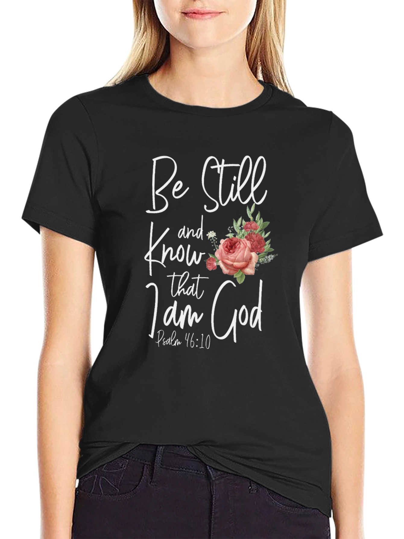Be Still Floral Graphic Tee