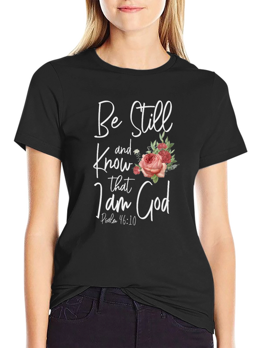 Be Still Floral Graphic Tee