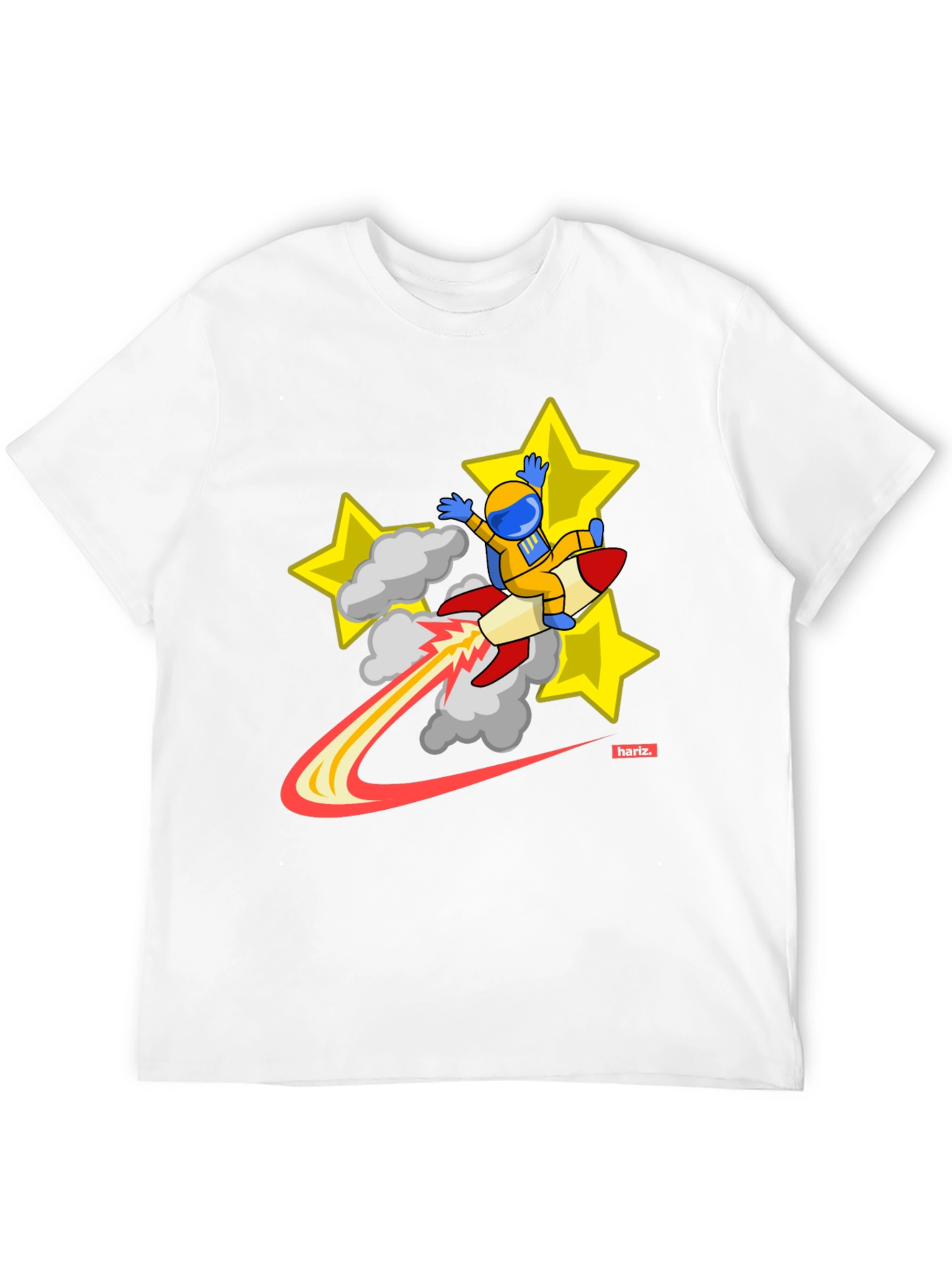Astronaut Rocket Ride Graphic Tee