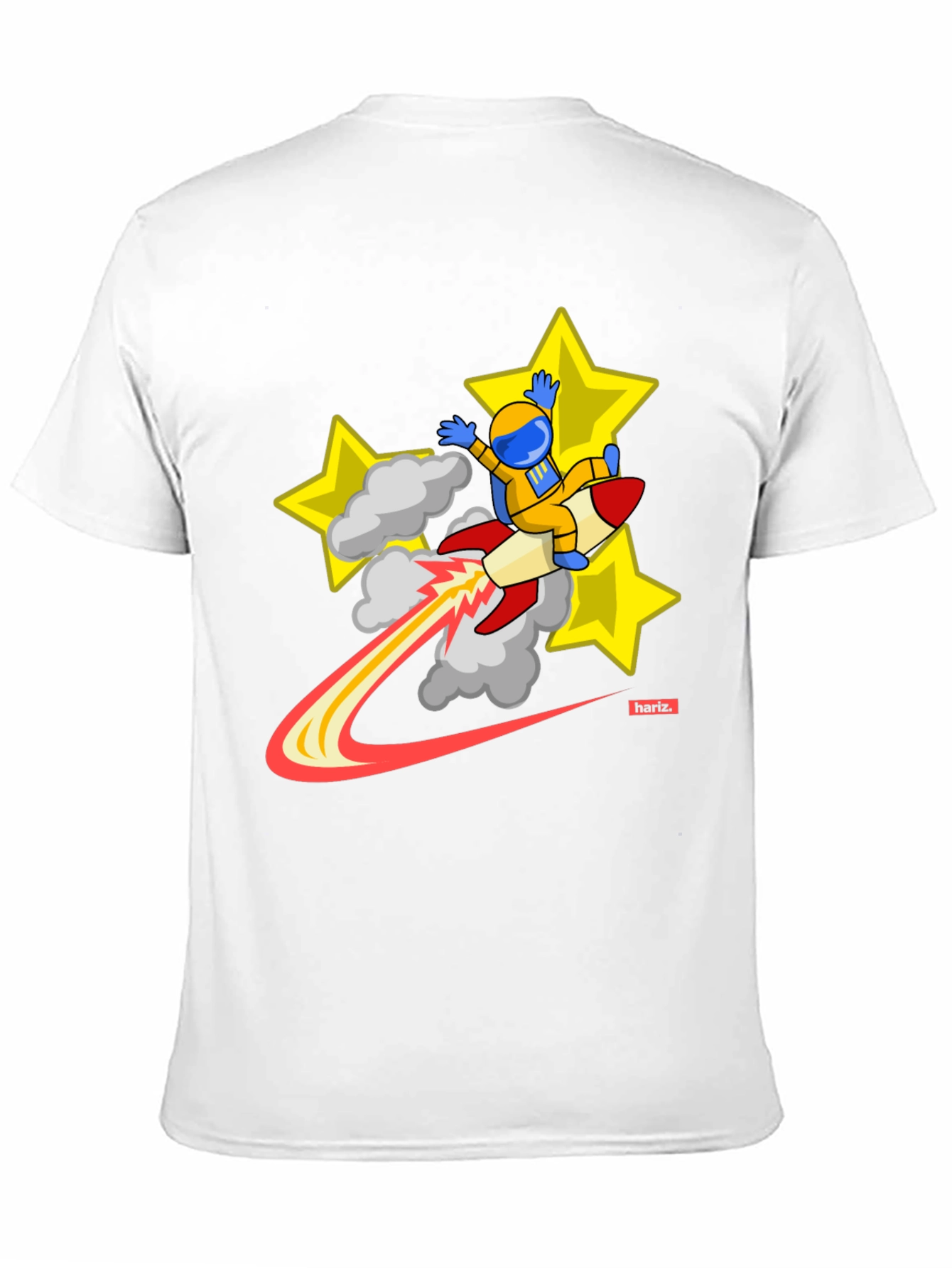 Astronaut Rocket Ride Graphic Tee