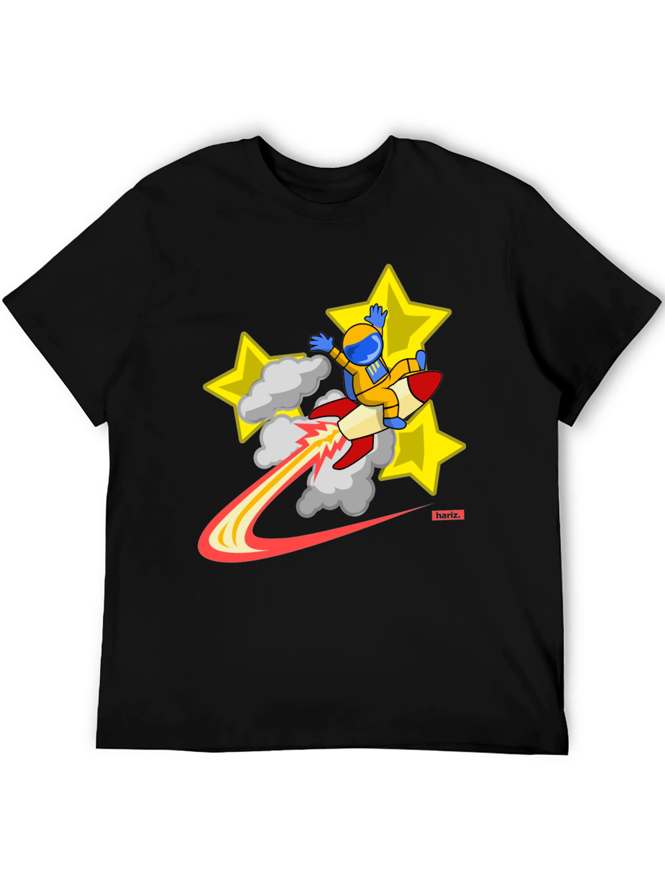Astronaut Rocket Ride Graphic Tee