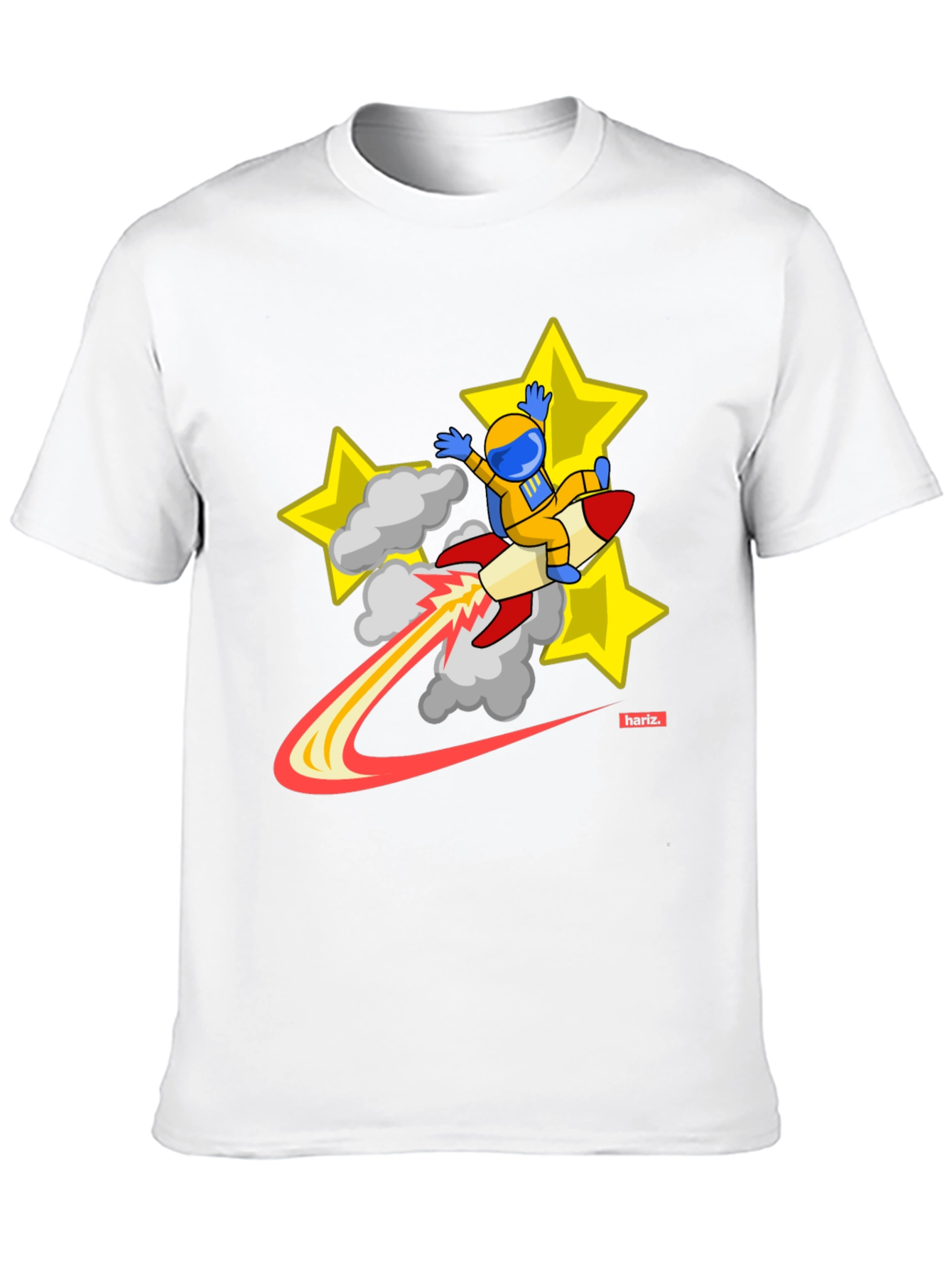 Astronaut Rocket Ride Graphic Tee