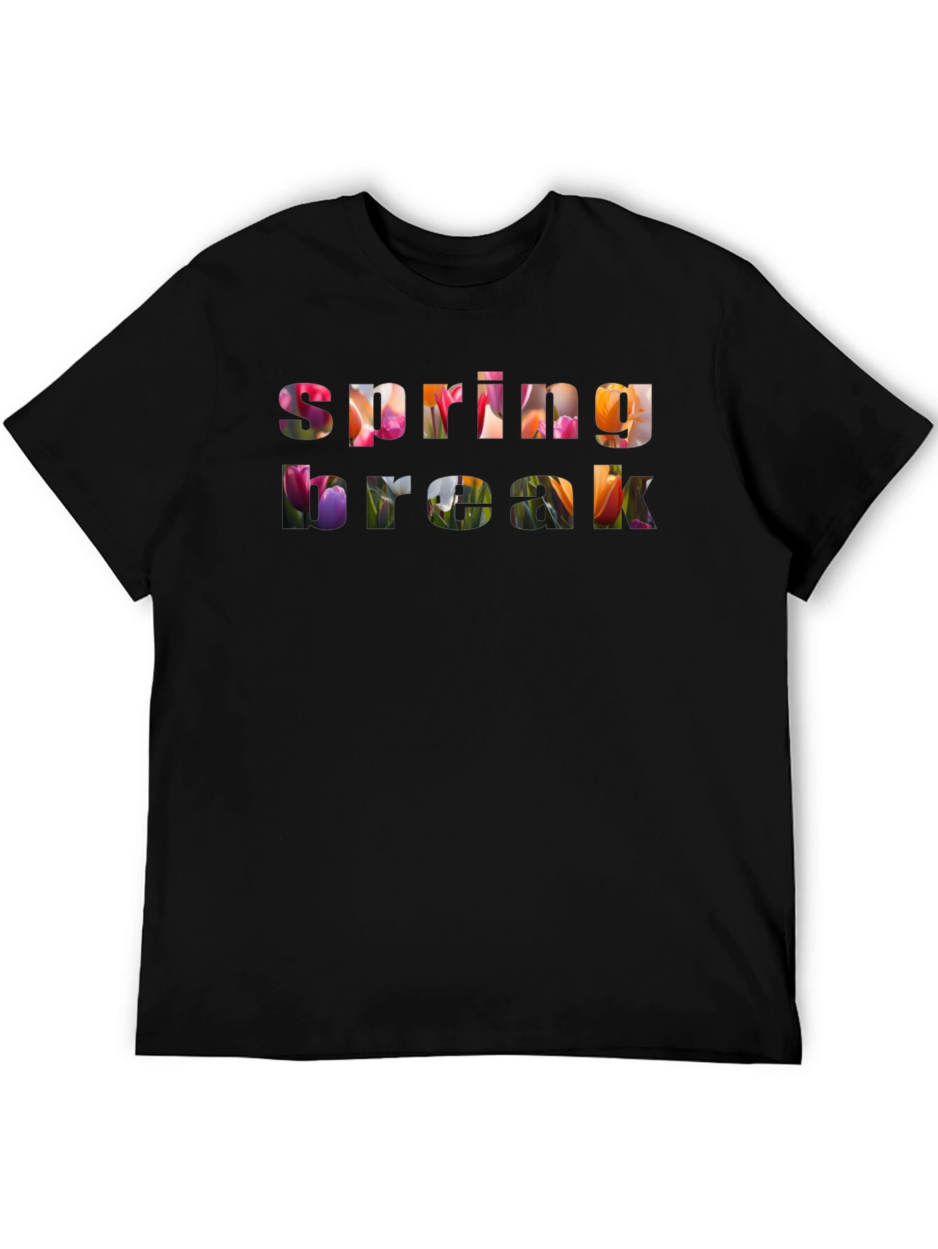 Spring Break Floral Graphic T-Shirt