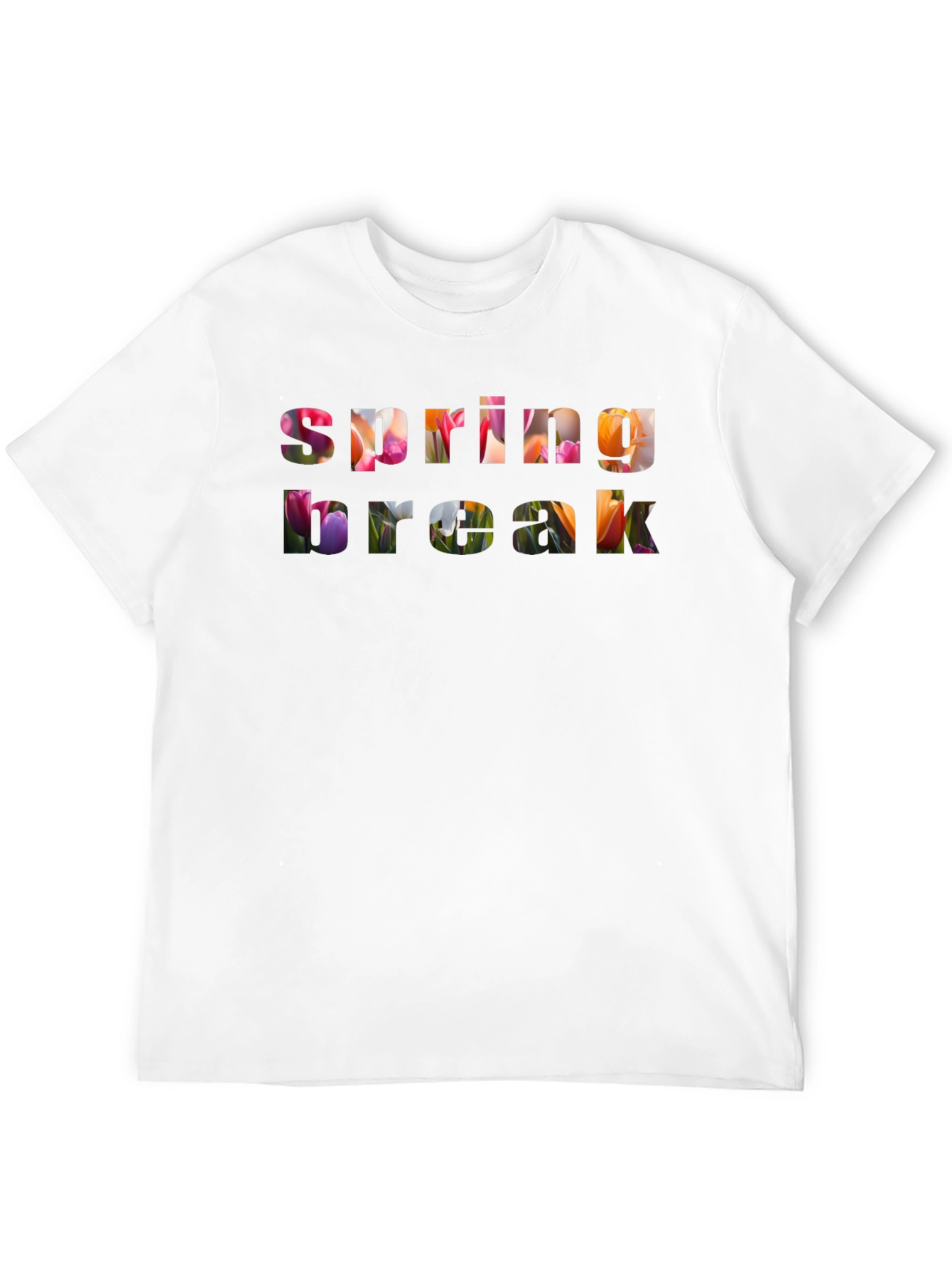 Spring Break Floral Graphic T-Shirt