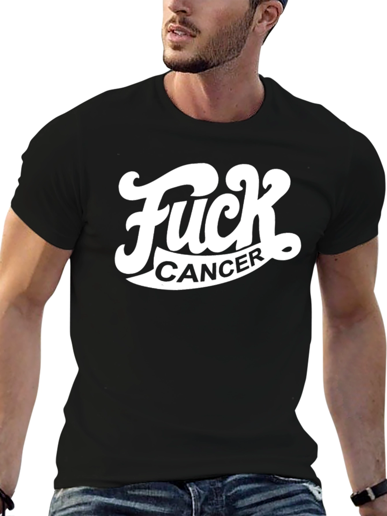 Fuck Cancer Graphic T-Shirt - Awareness Tee