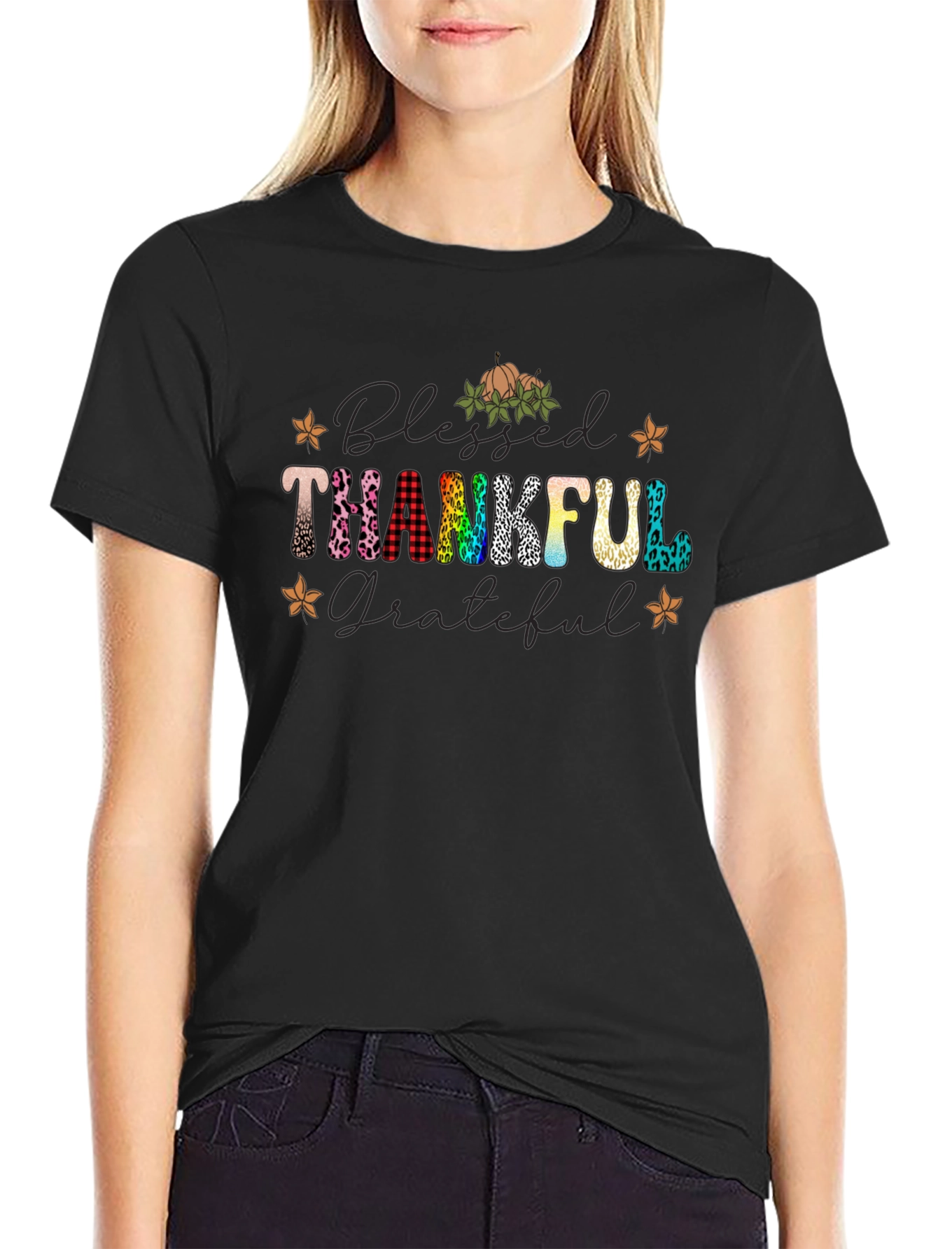 Blessed Thankful Grateful Tee