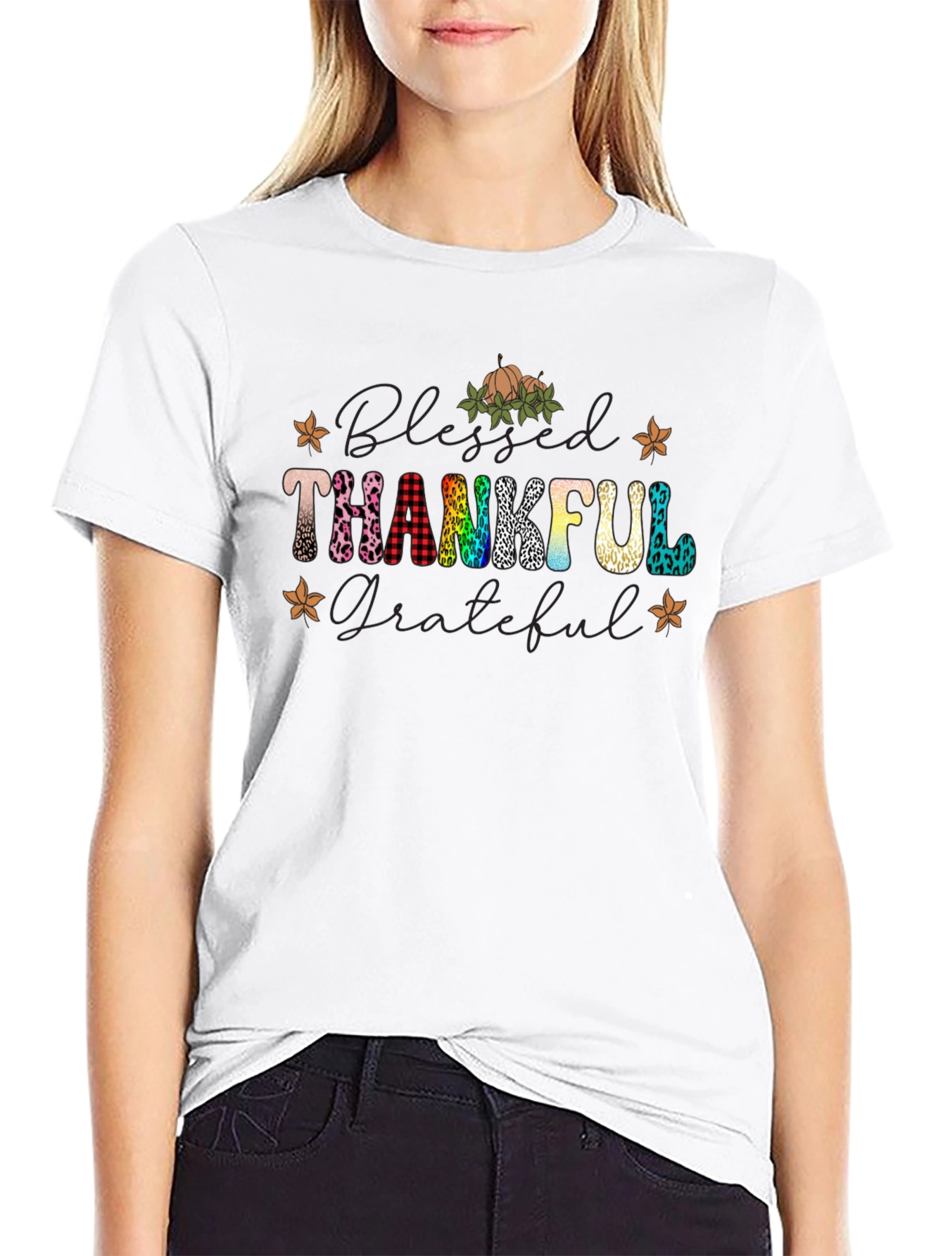 Blessed Thankful Grateful Tee
