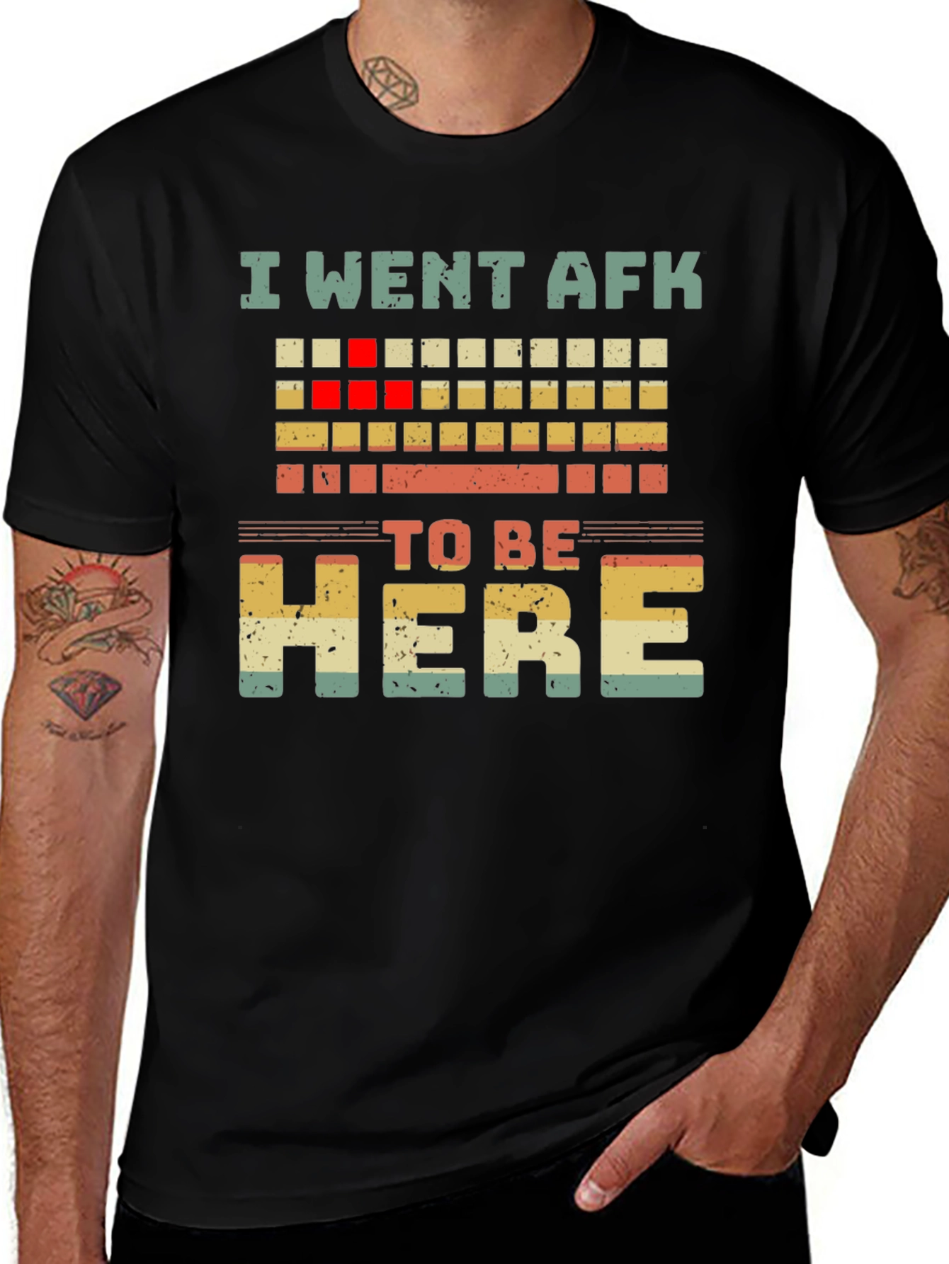 I Went AFK To Be Here Gaming T-Shirt