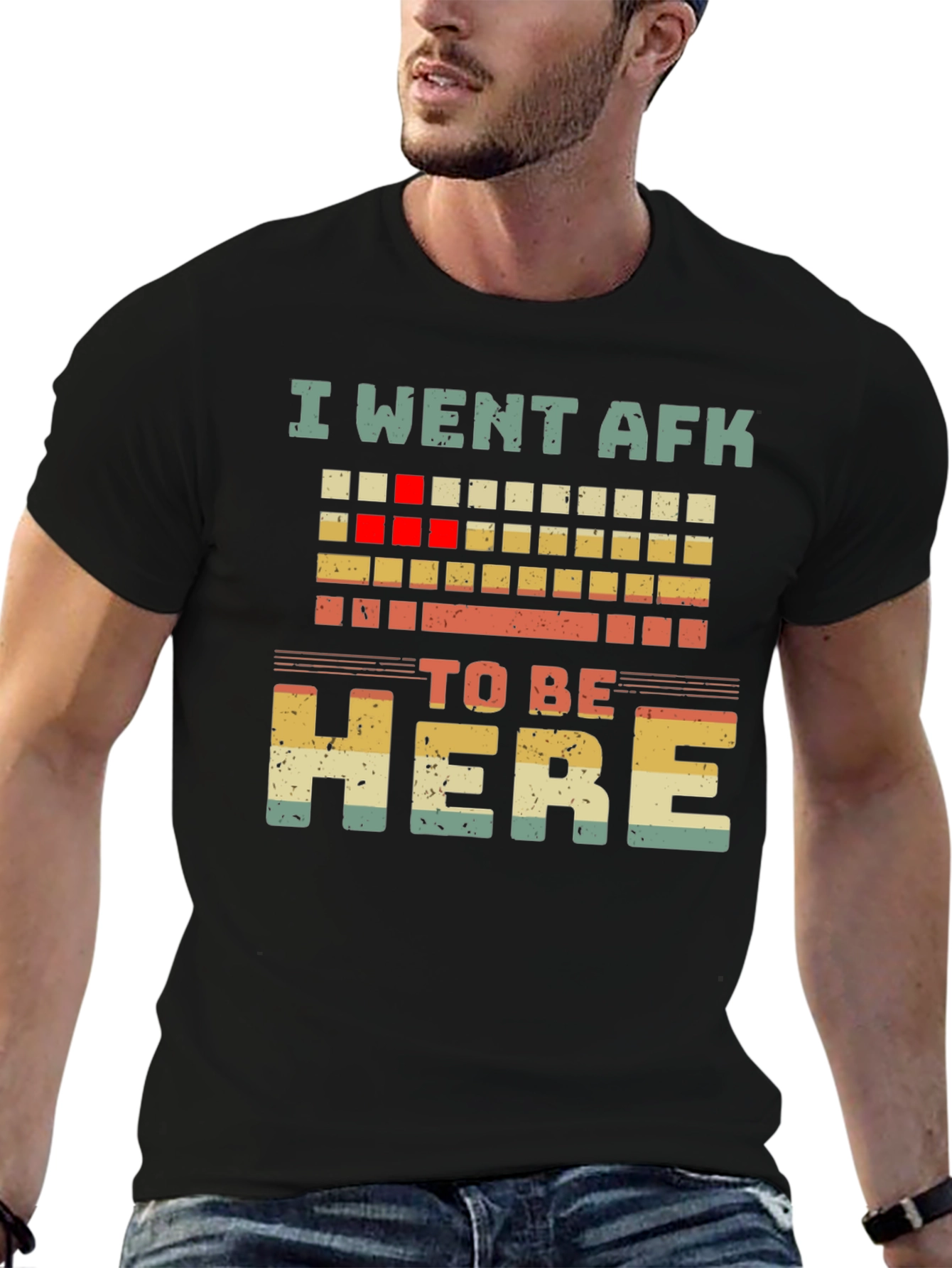 I Went AFK To Be Here Gaming T-Shirt