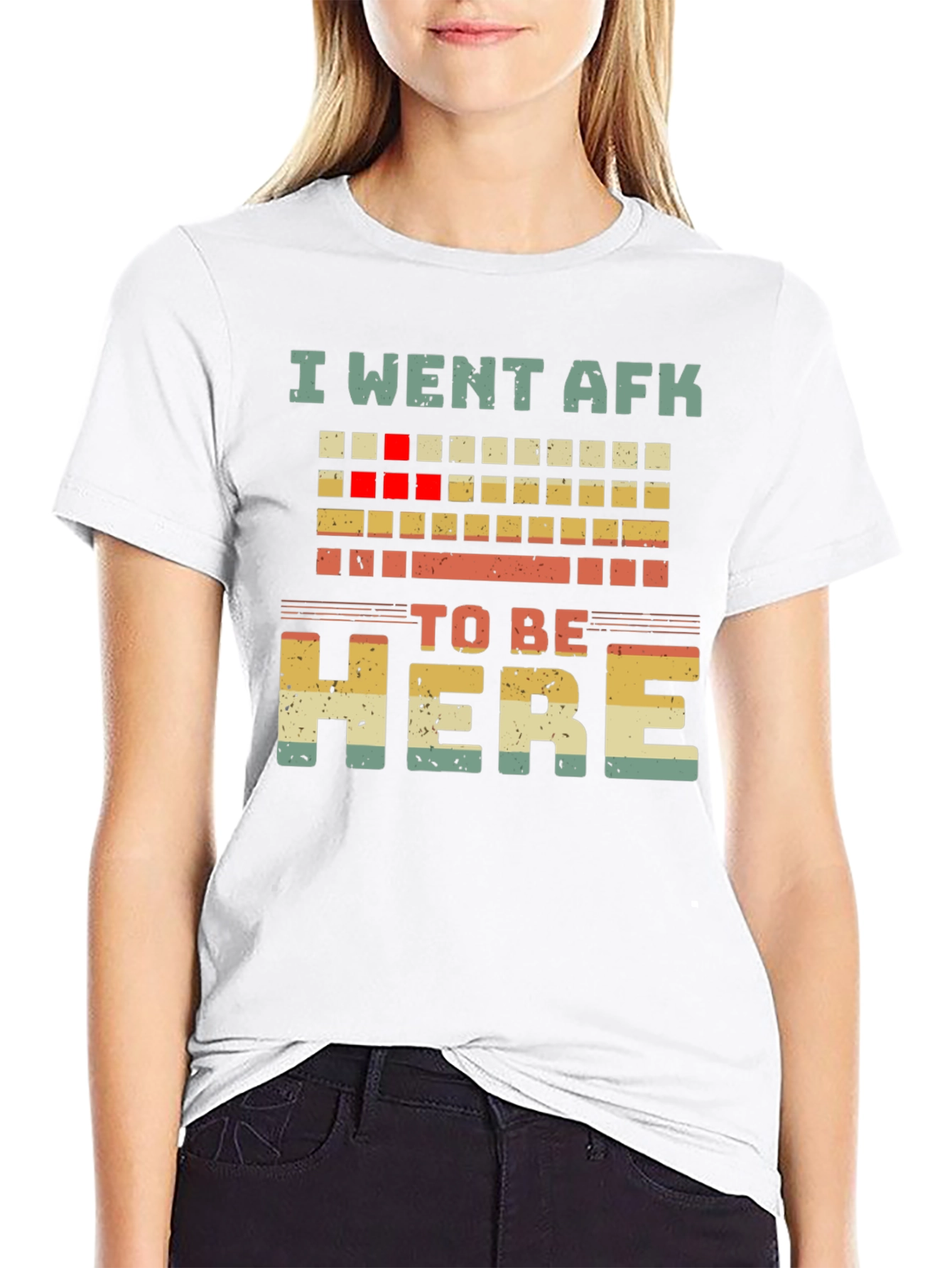 I Went AFK To Be Here Gaming T-Shirt