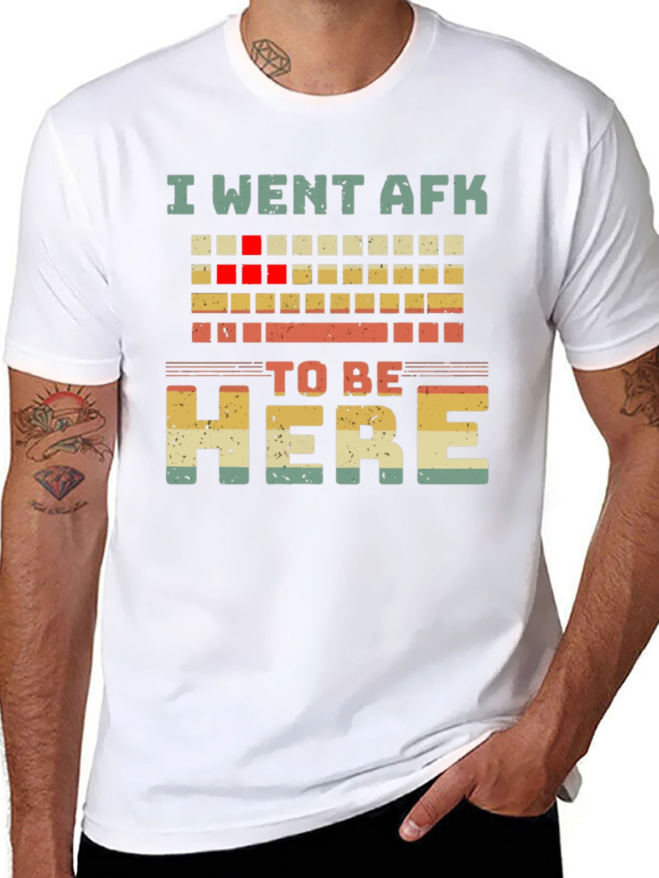 I Went AFK To Be Here Gaming T-Shirt