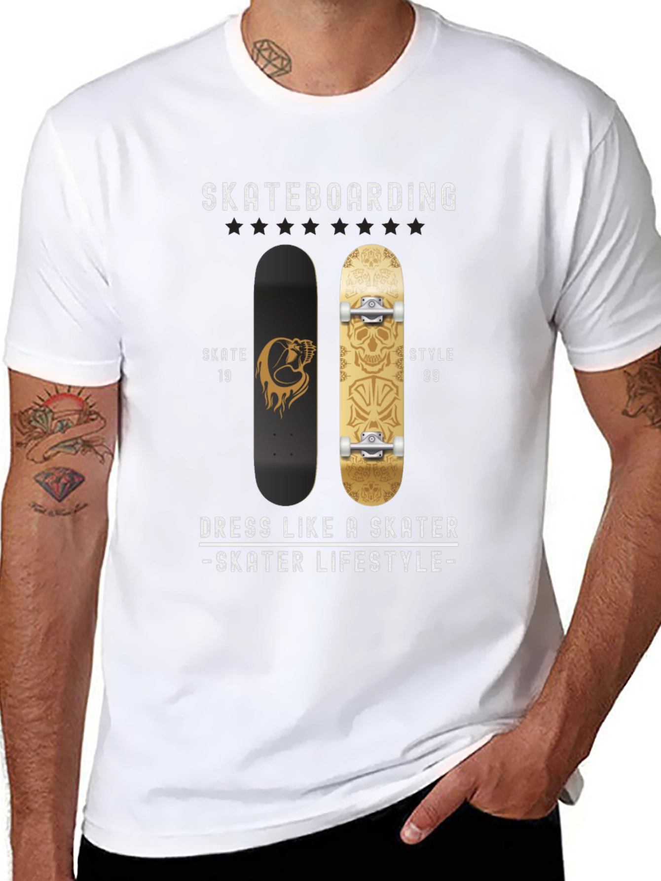 Skateboarding T-Shirt - Skater Lifestyle