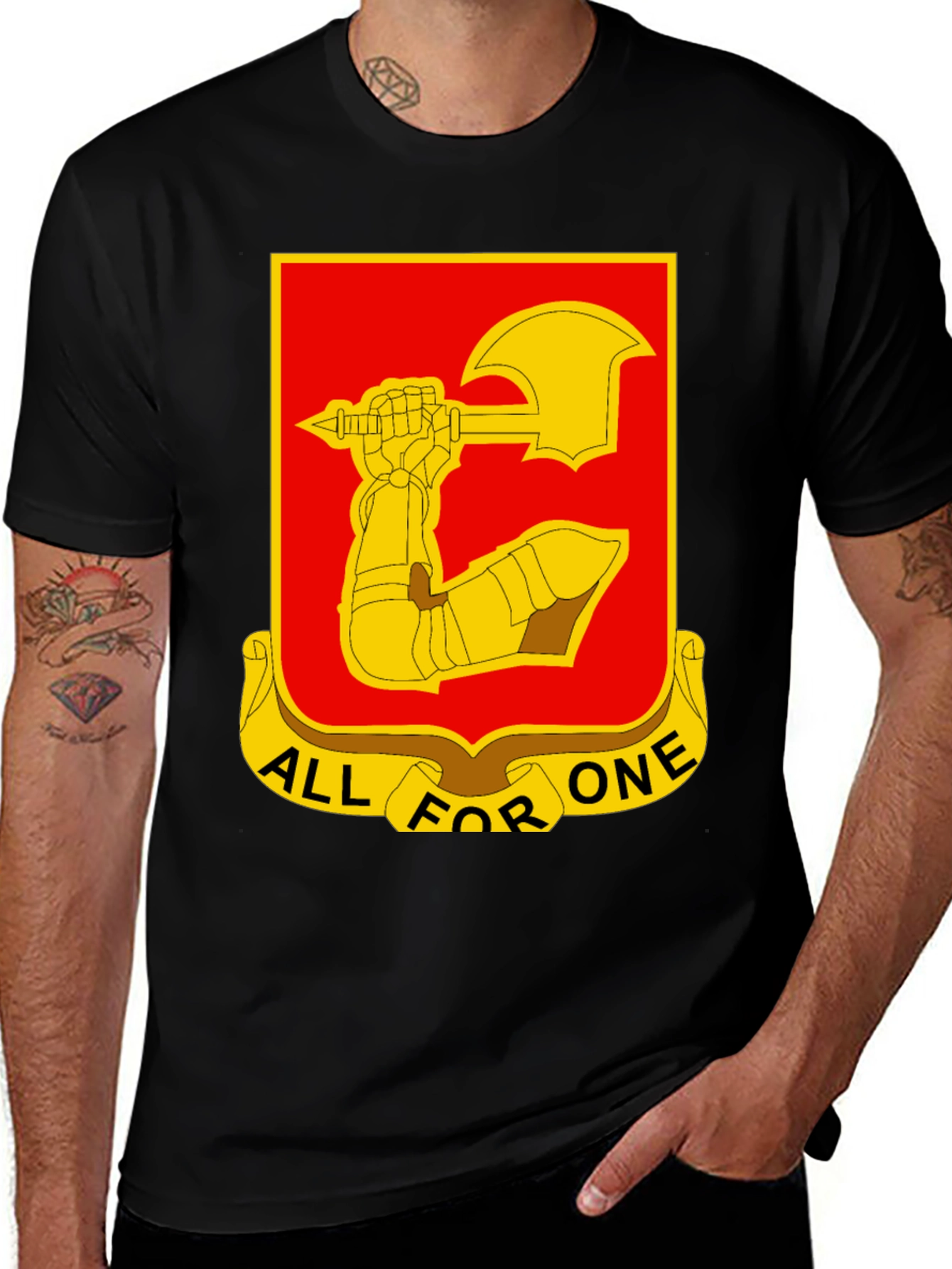 All For One T-Shirt - Military Unit Tee