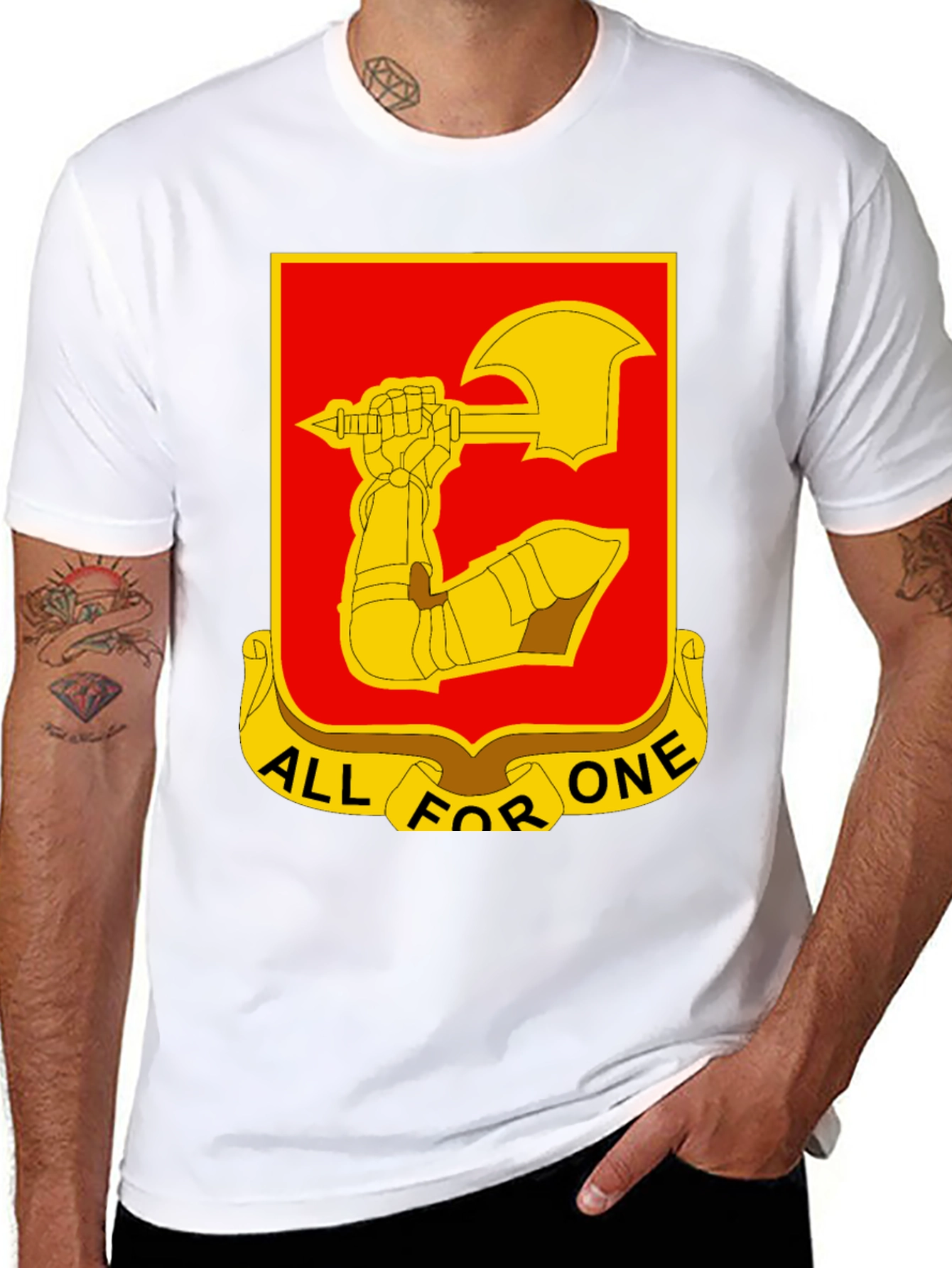 All For One T-Shirt - Military Unit Tee