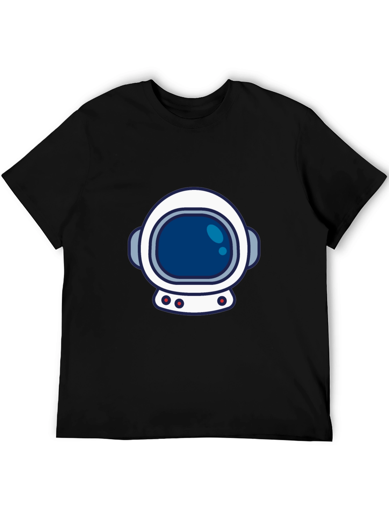Astronaut Helmet Graphic Tee - Space Lover T-Shirt