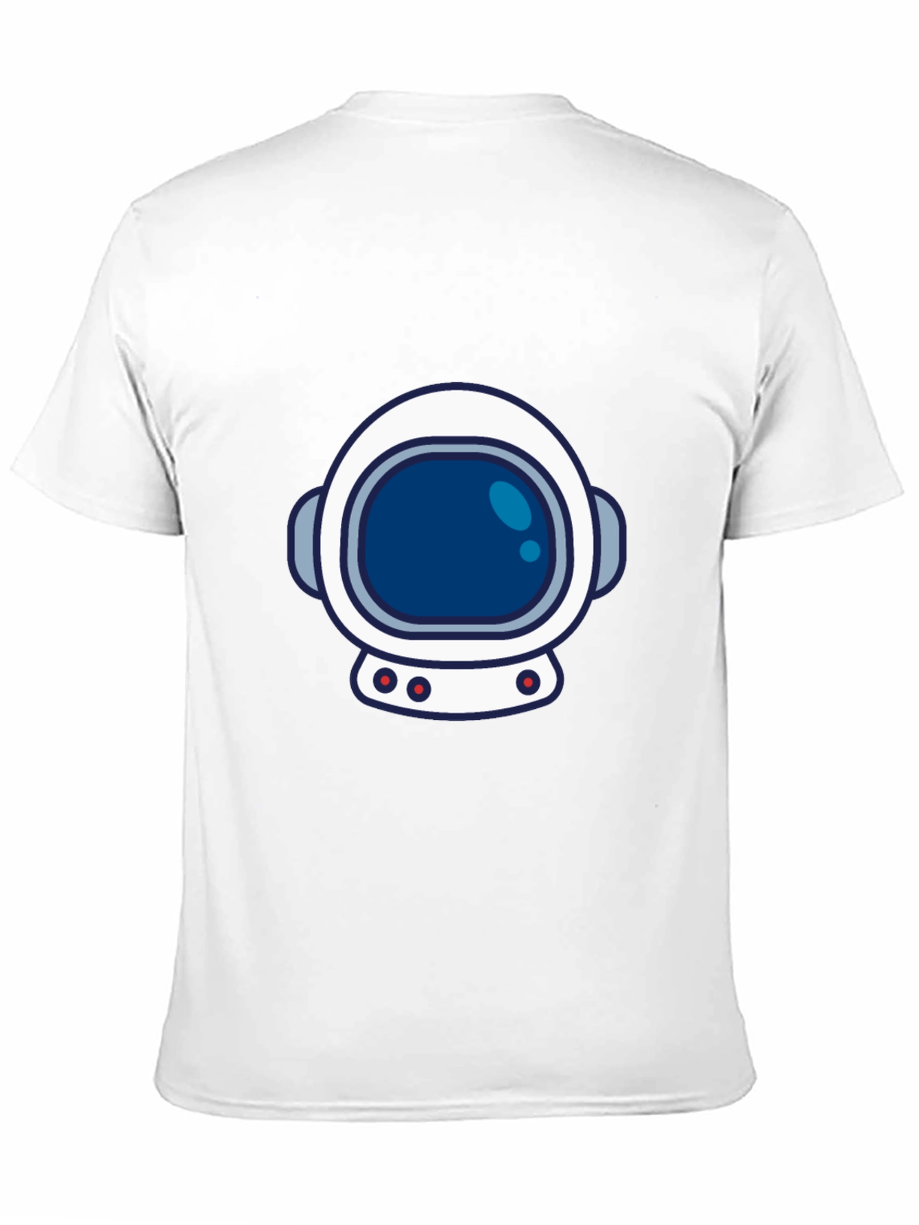 Astronaut Helmet Graphic Tee - Space Lover T-Shirt