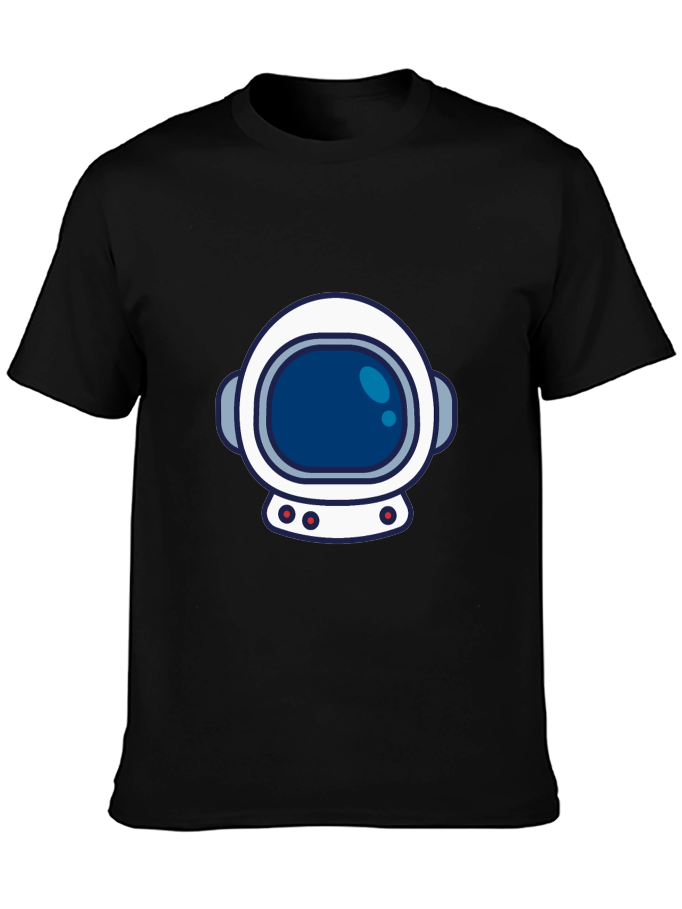 Astronaut Helmet Graphic Tee - Space Lover T-Shirt