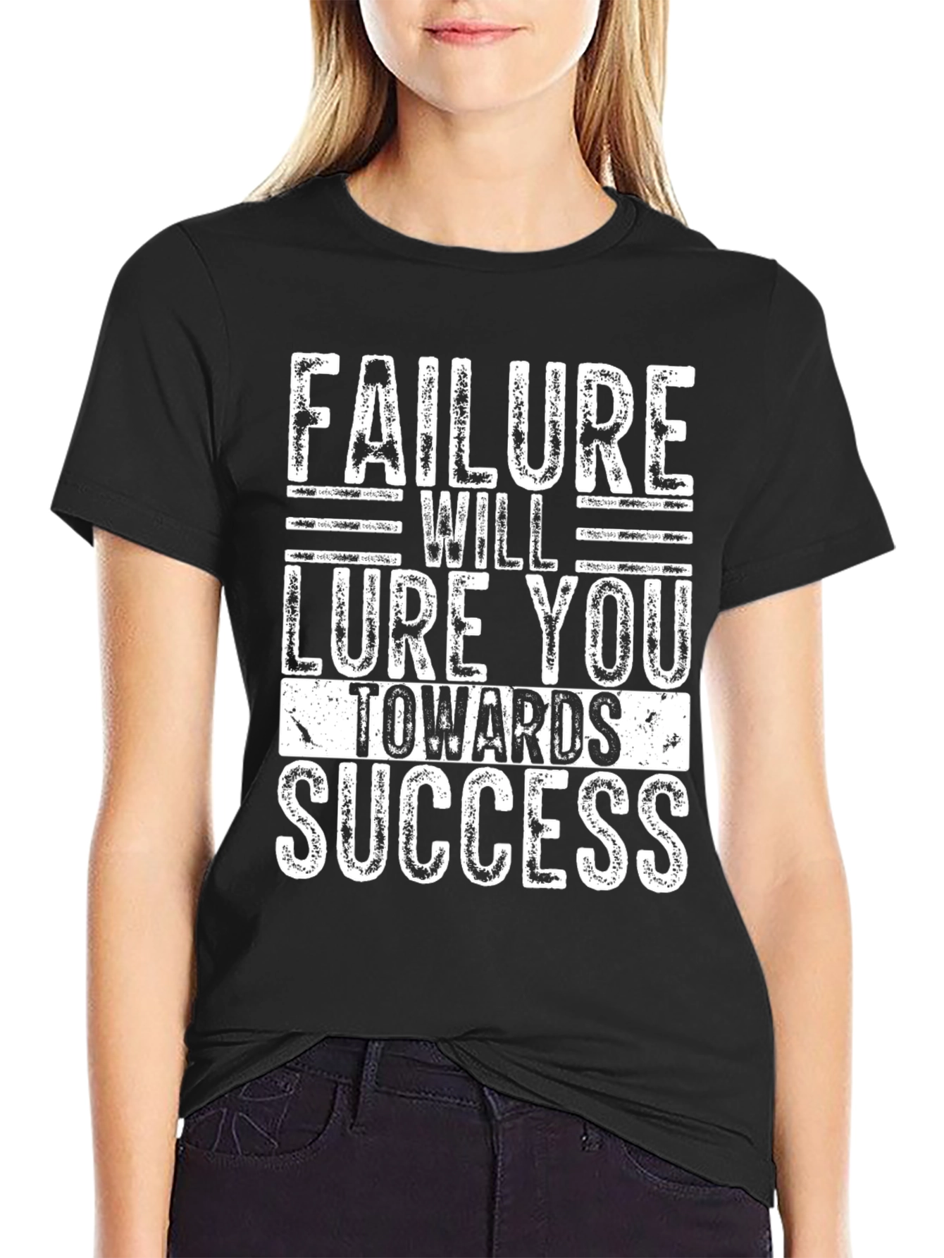 Failure Lure Success Black Graphic Tee