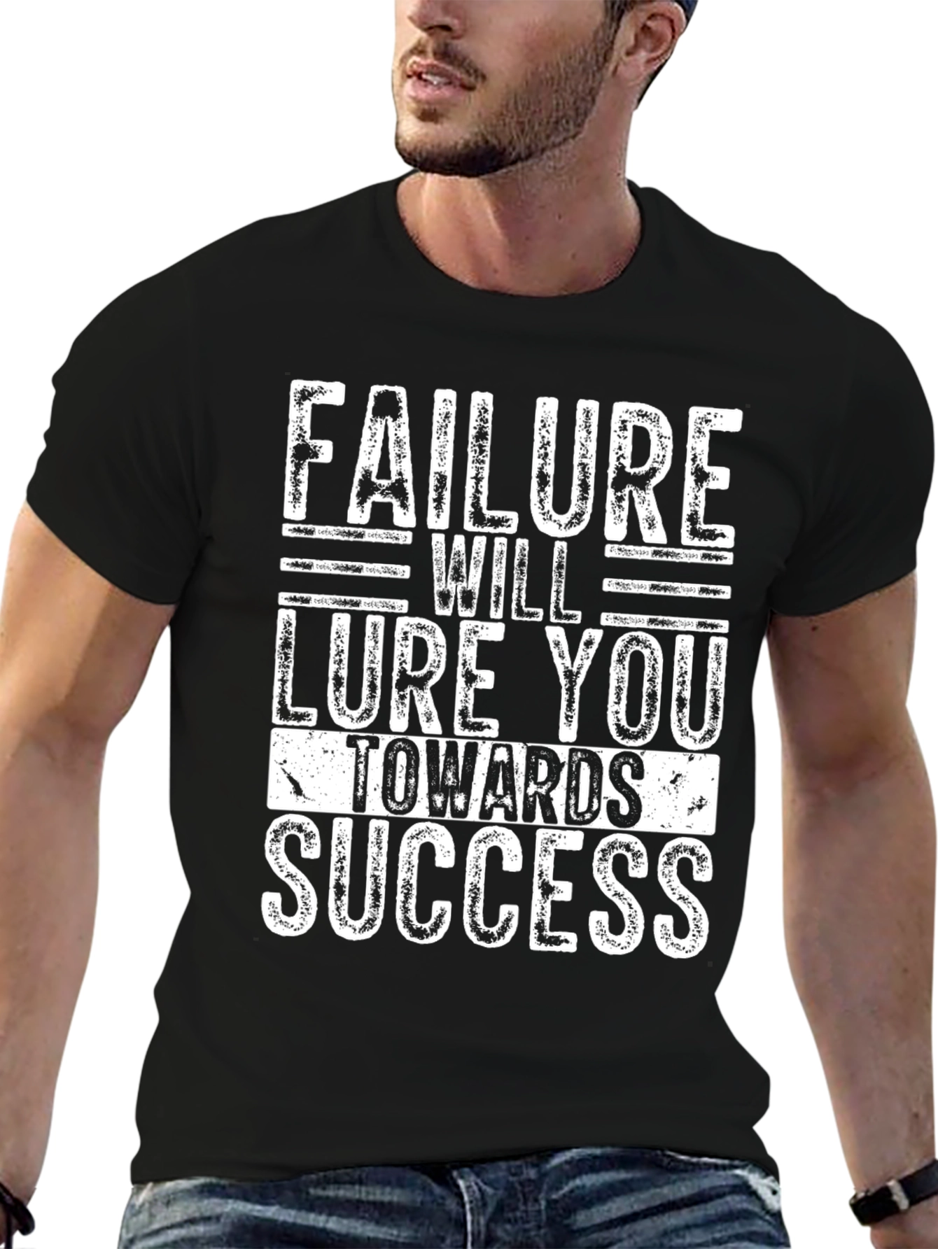 Failure Lure Success Black Graphic Tee