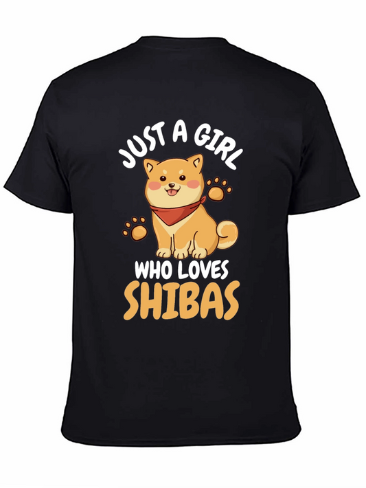 Shiba Inu Lover T-Shirt - Just a Girl Who Loves Shibas