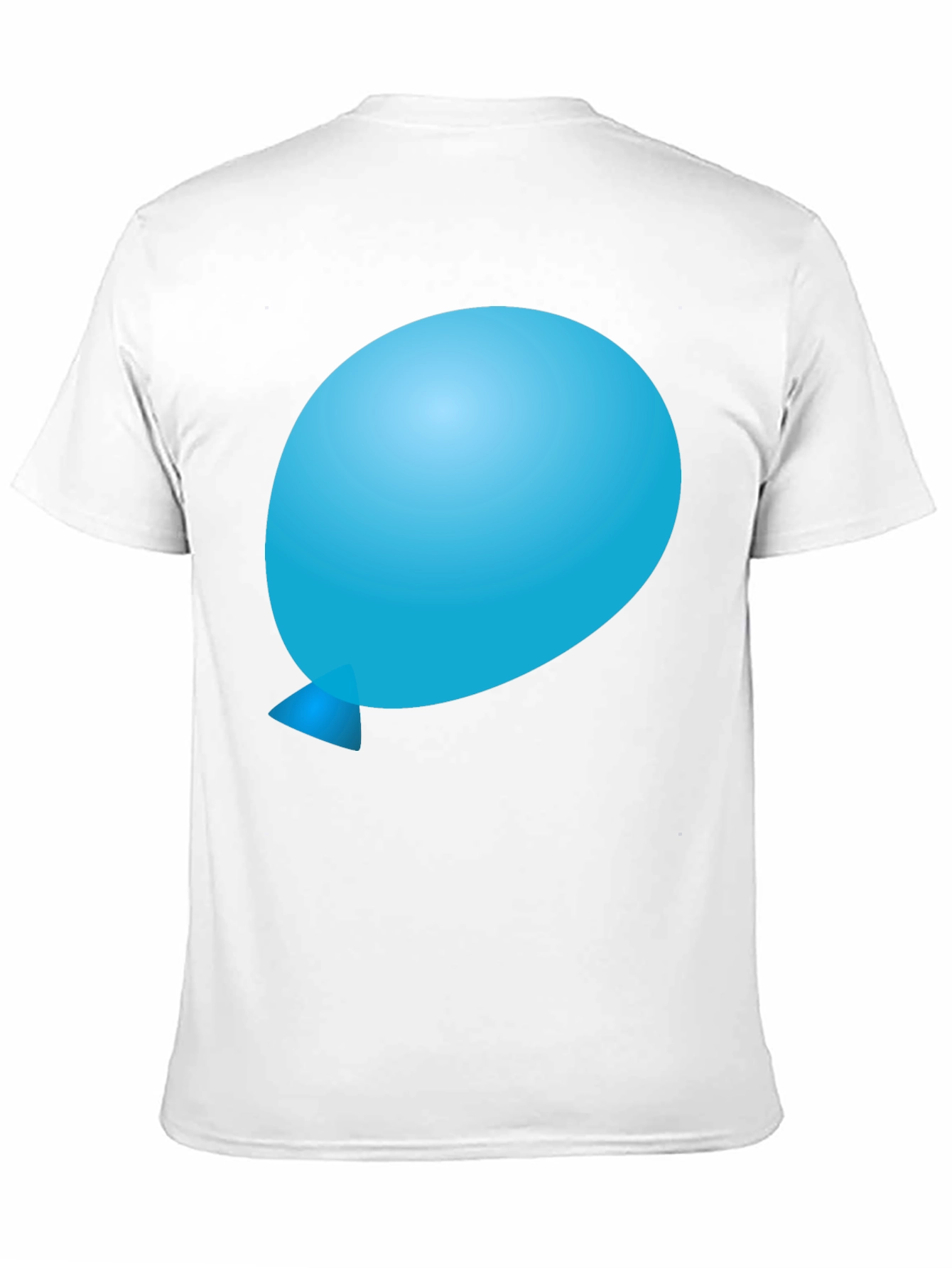 Balloon Graphic Tee - Soft Black Cotton Comfort