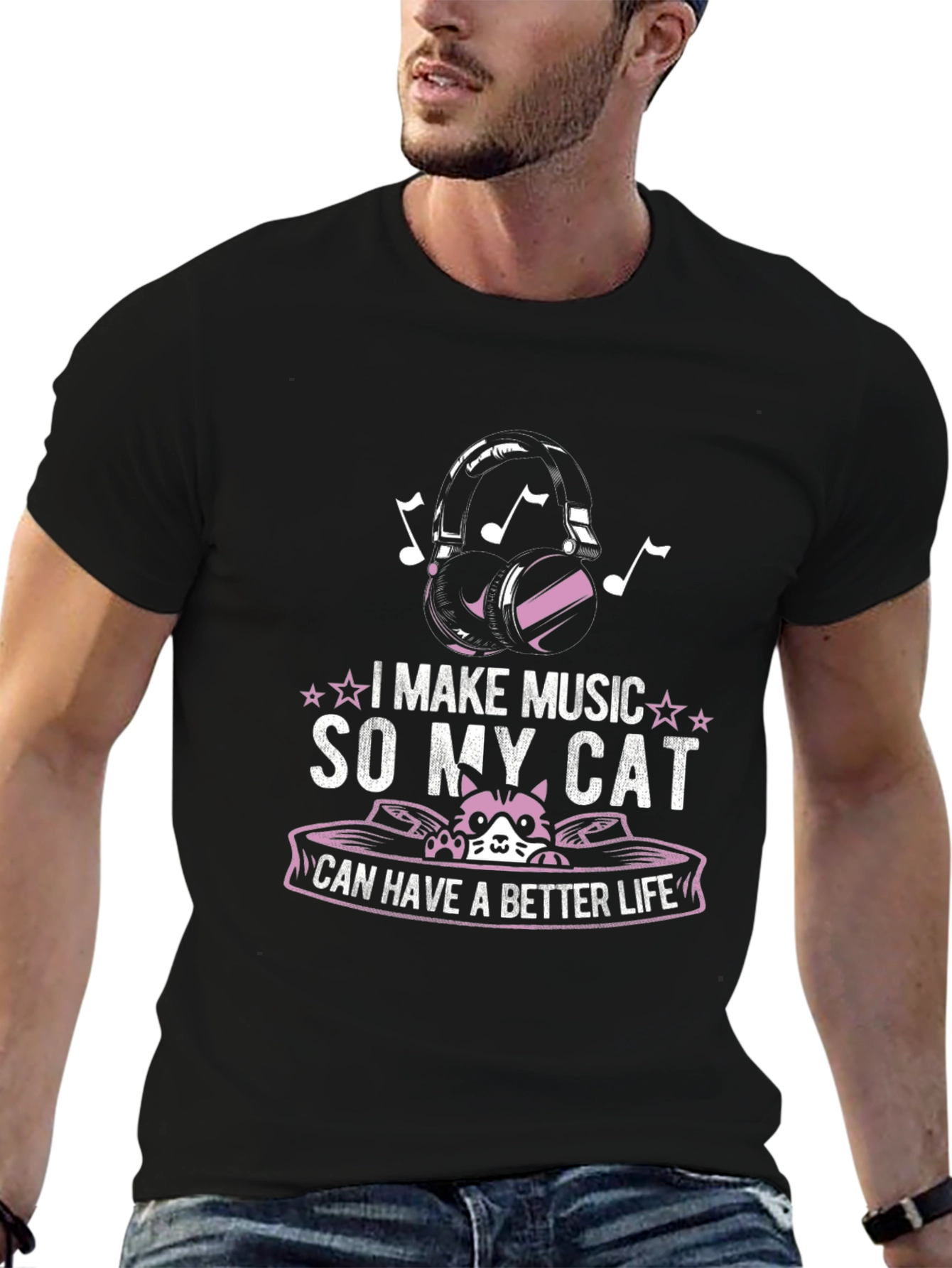 I Make Music So My Cat T-Shirt