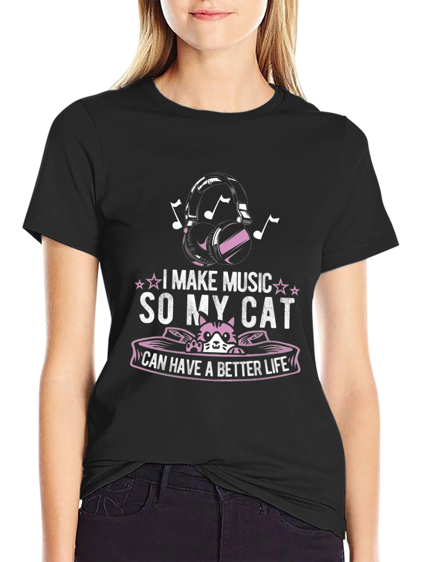 I Make Music So My Cat T-Shirt