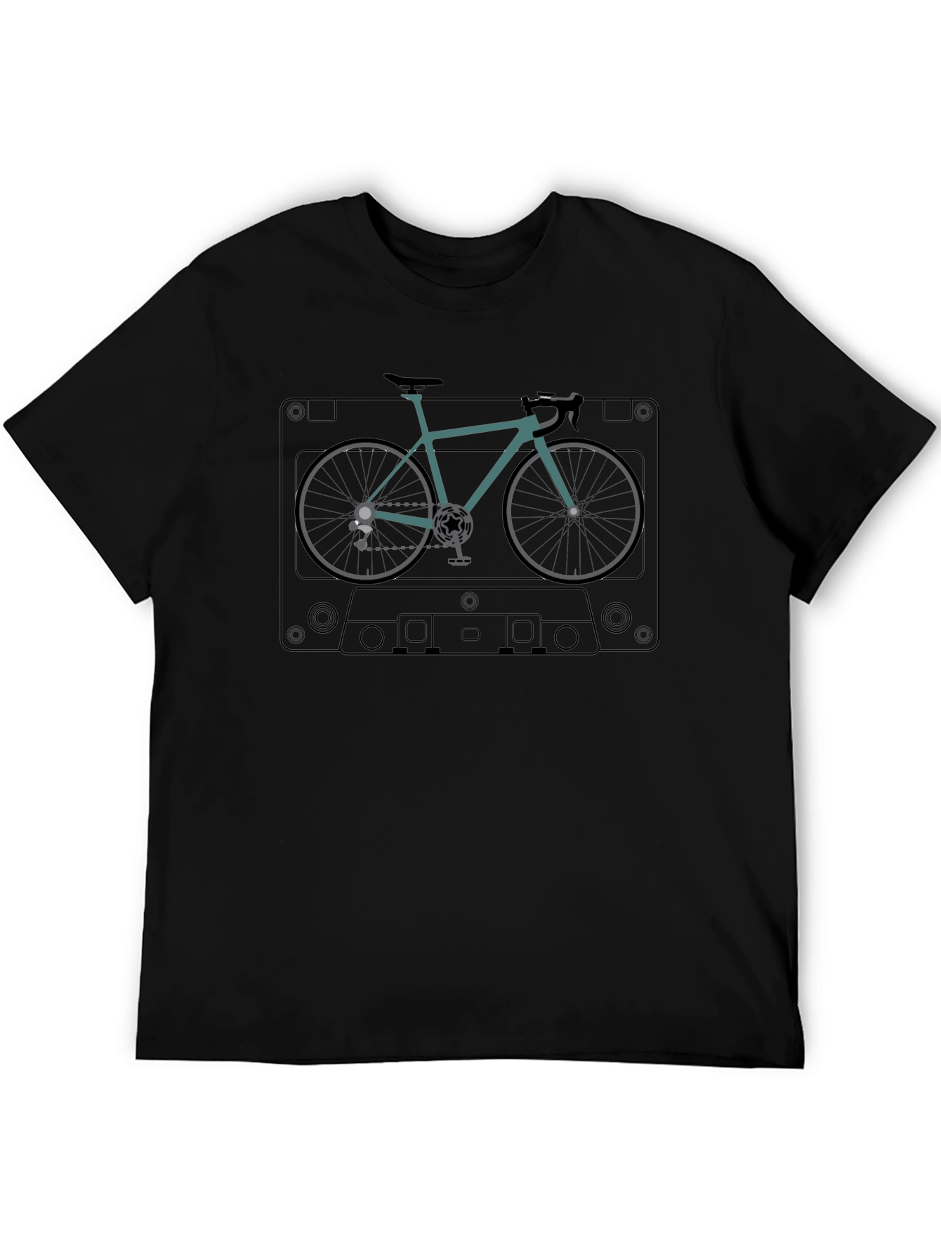 Cassette Tape Bike Graphic Tee