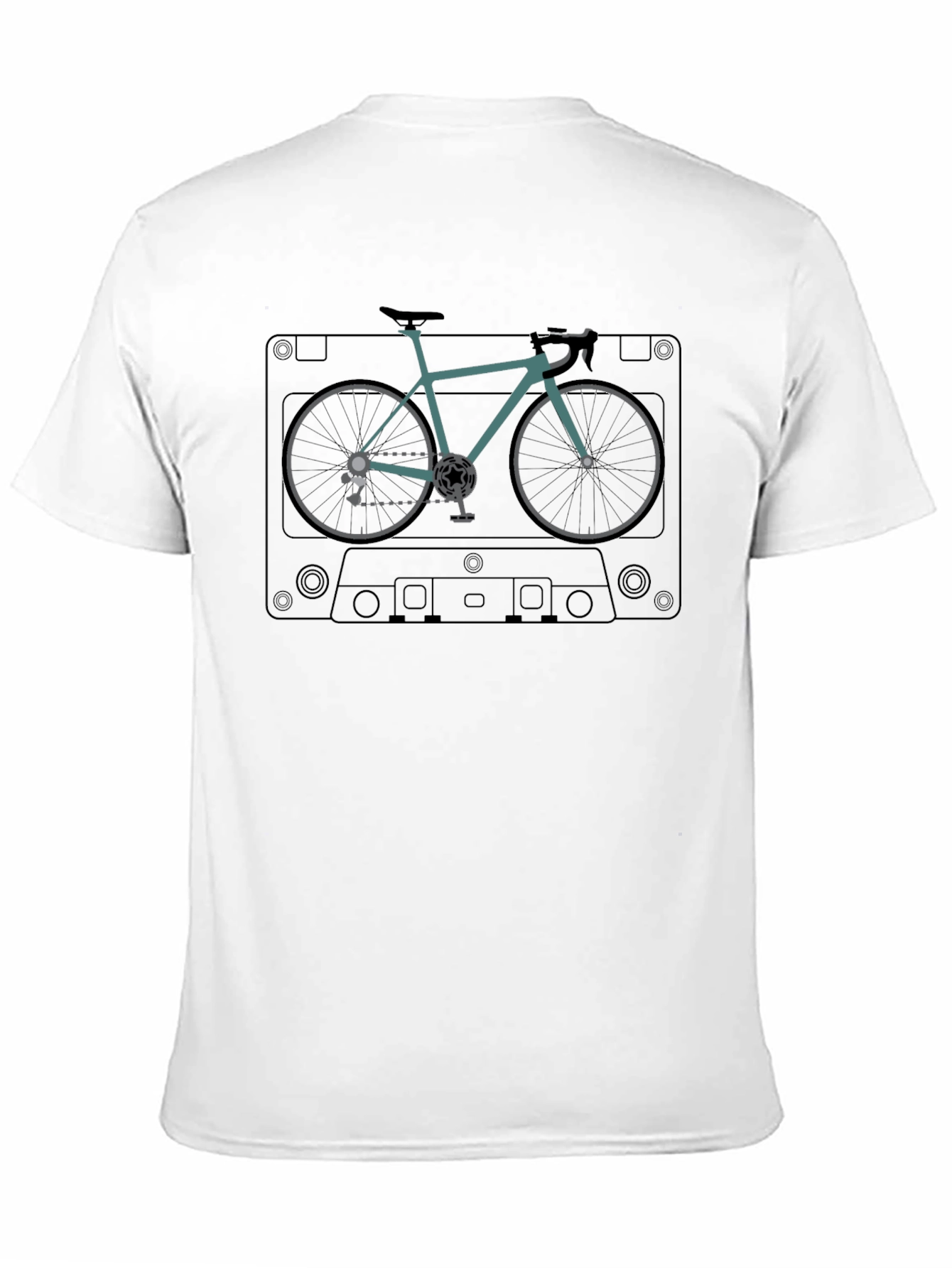Cassette Tape Bike Graphic Tee
