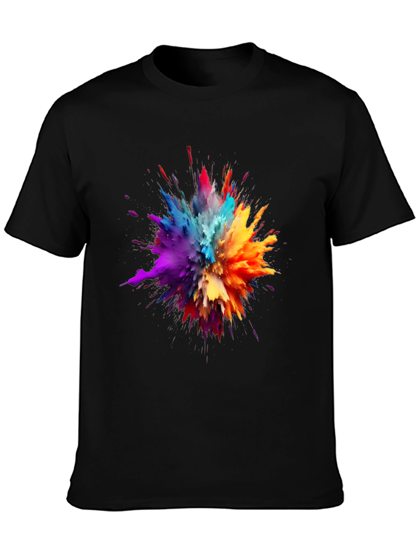 Colorful Explosion Graphic T-Shirt