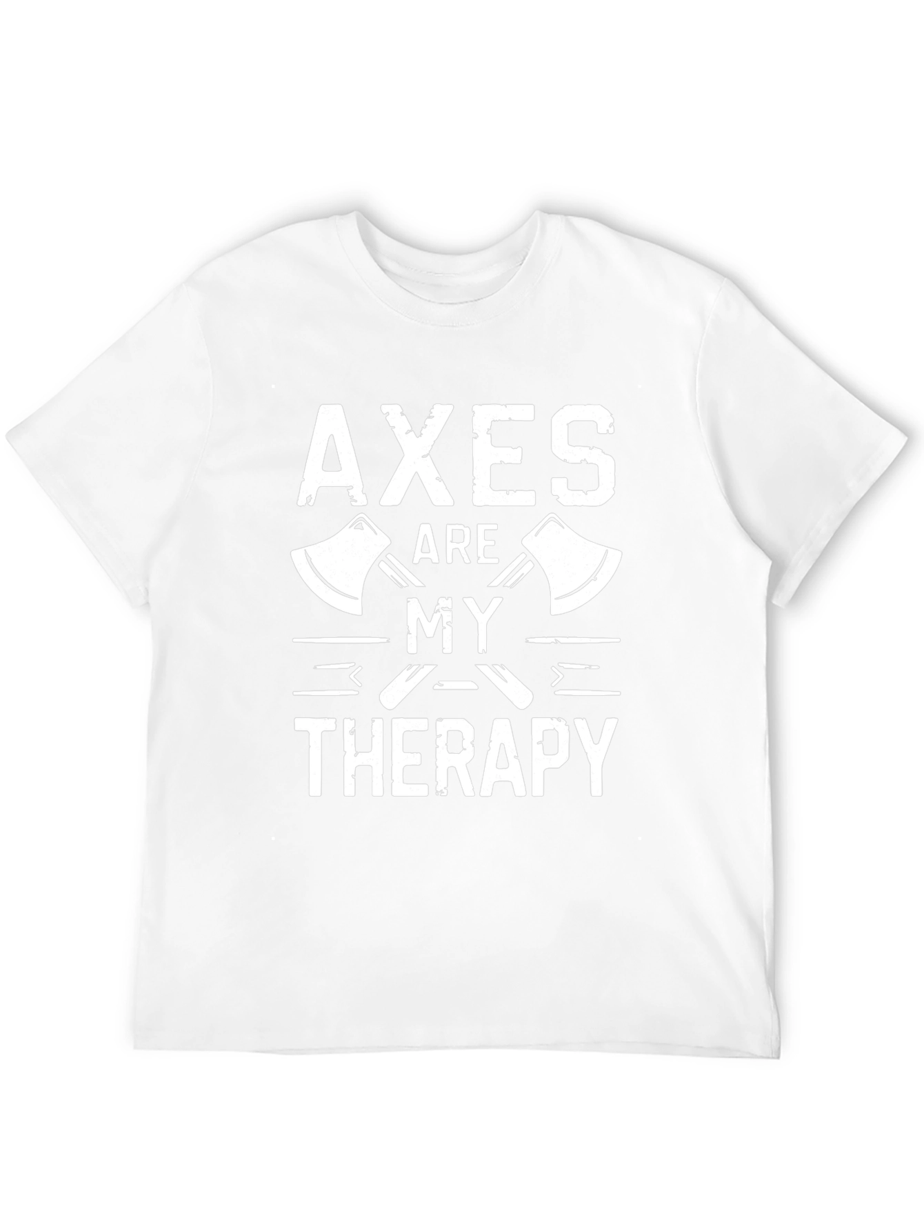 Axes Are My Therapy T-Shirt - Black Graphic Tee