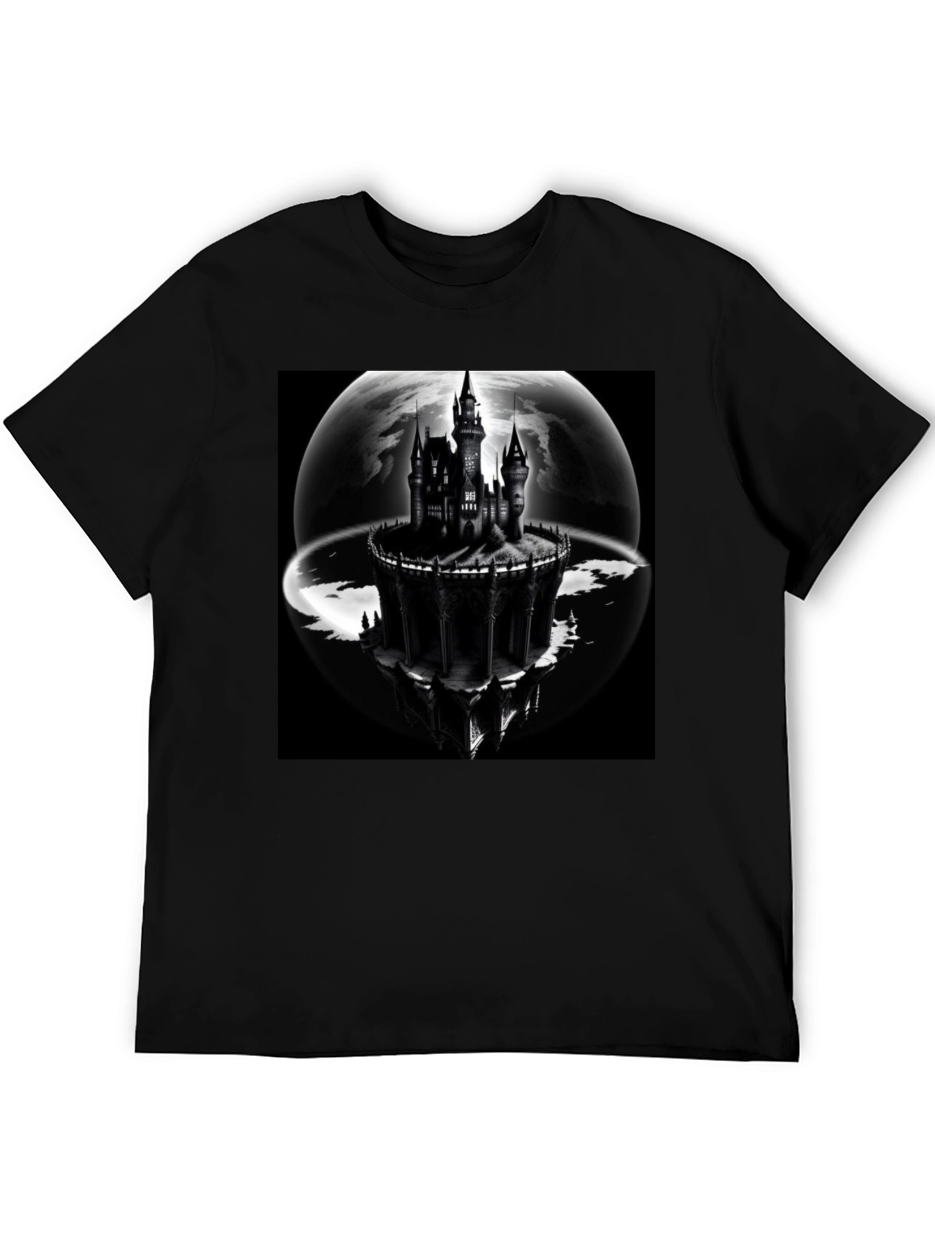 Castle Graphic Black T-Shirt