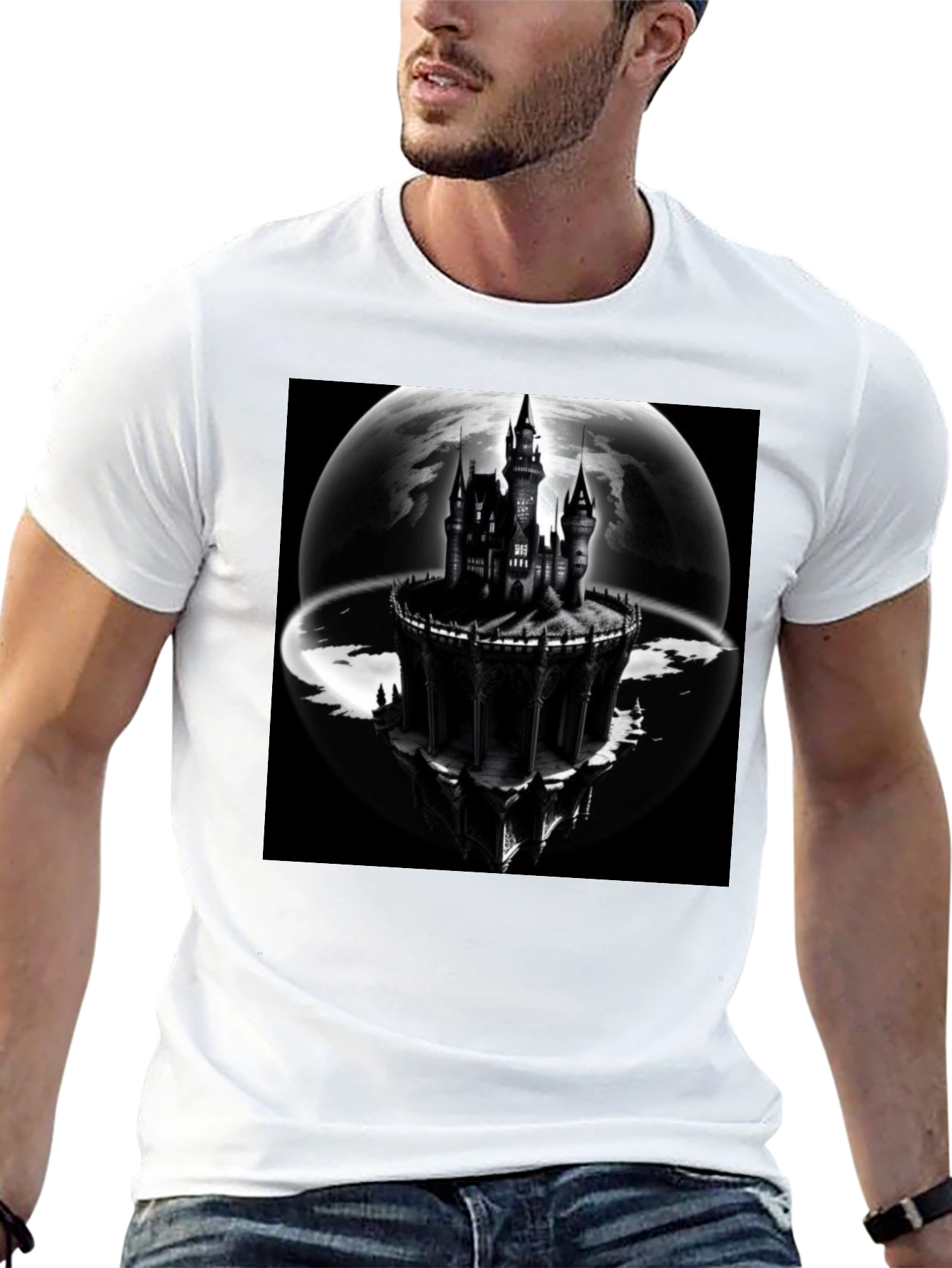 Castle Graphic Black T-Shirt