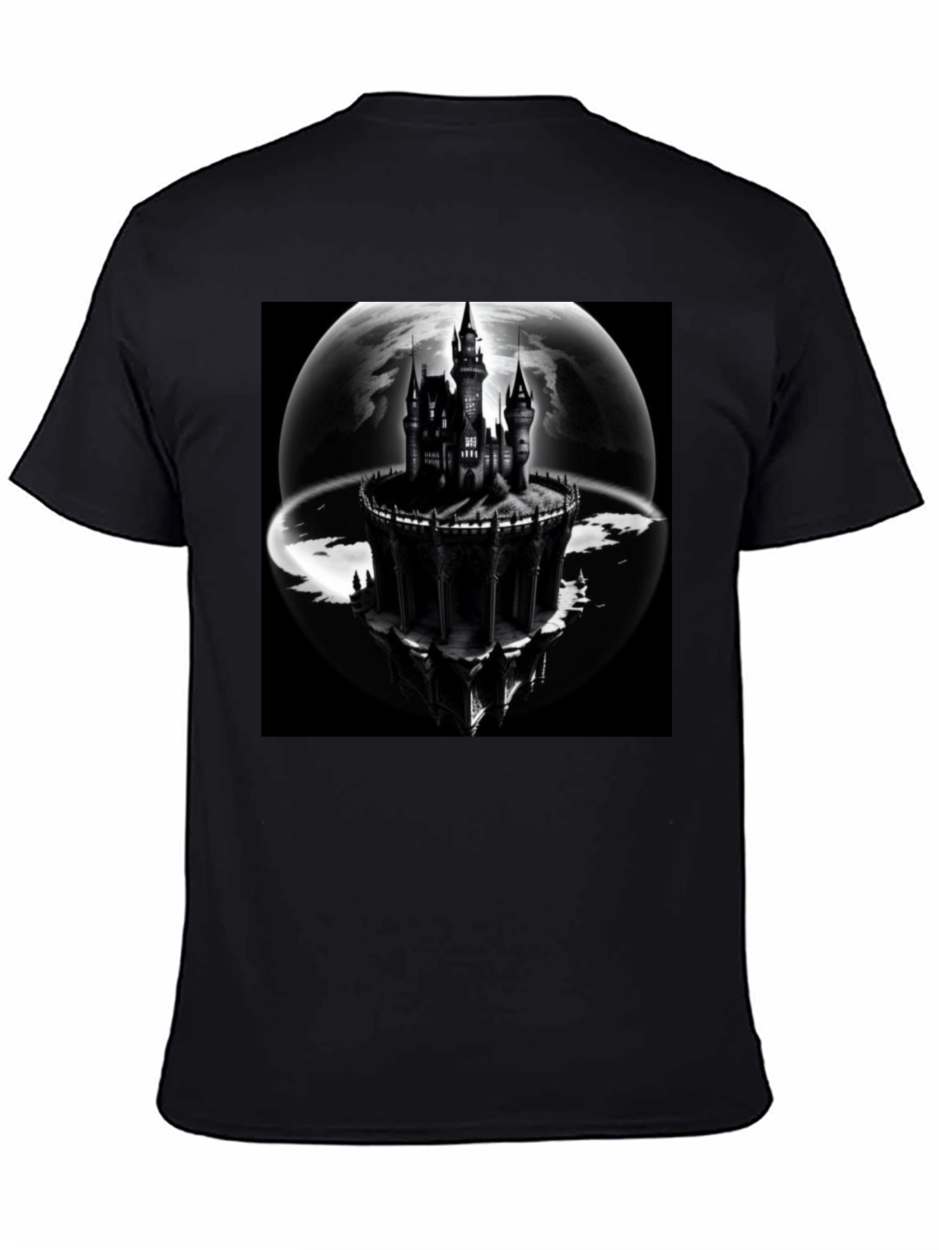 Castle Graphic Black T-Shirt