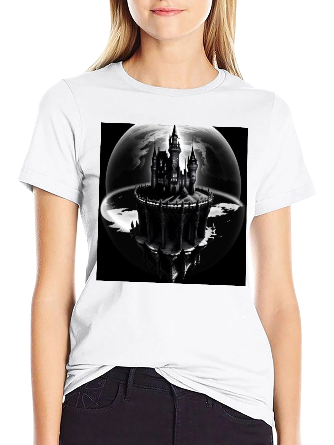 Castle Graphic Black T-Shirt