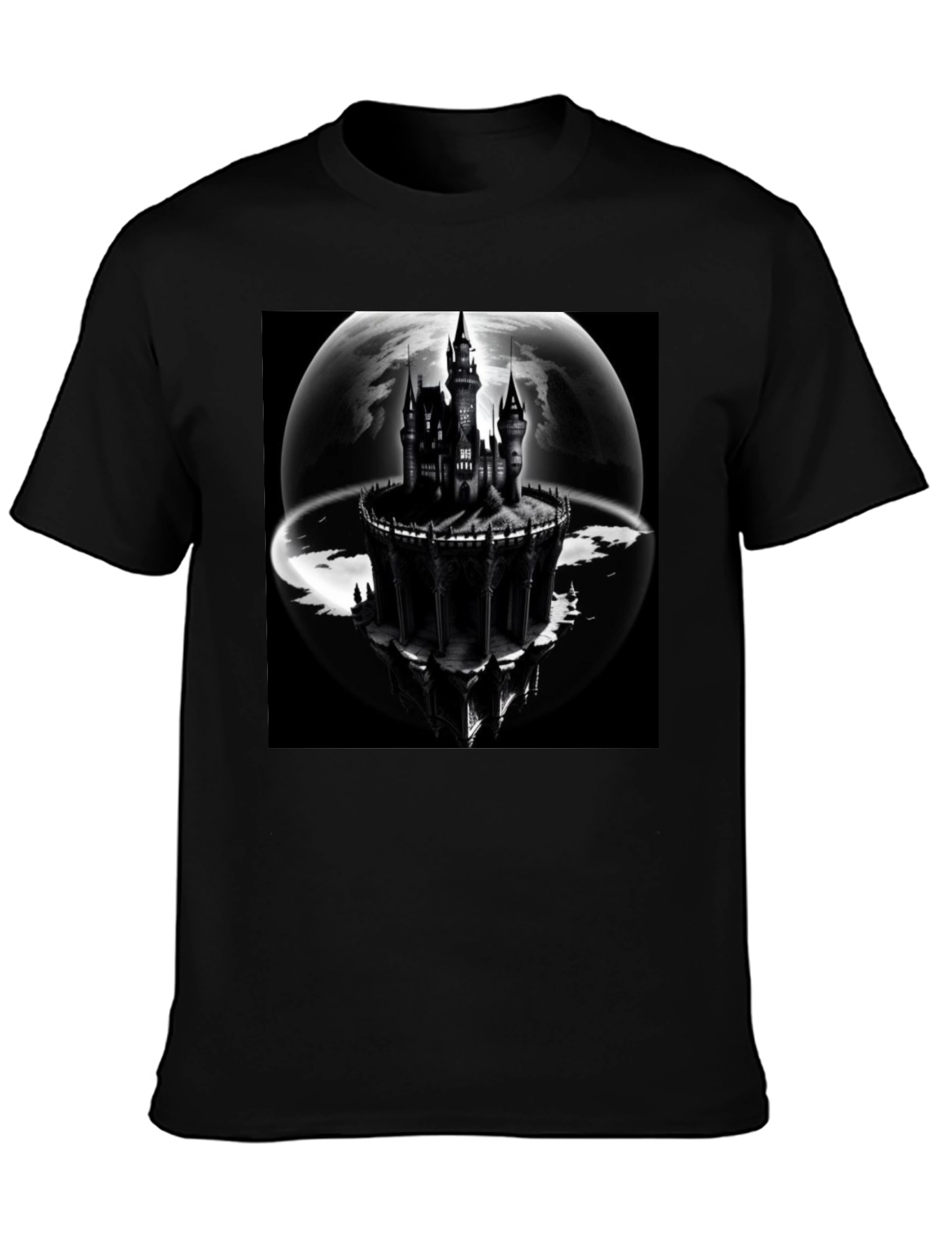 Castle Graphic Black T-Shirt