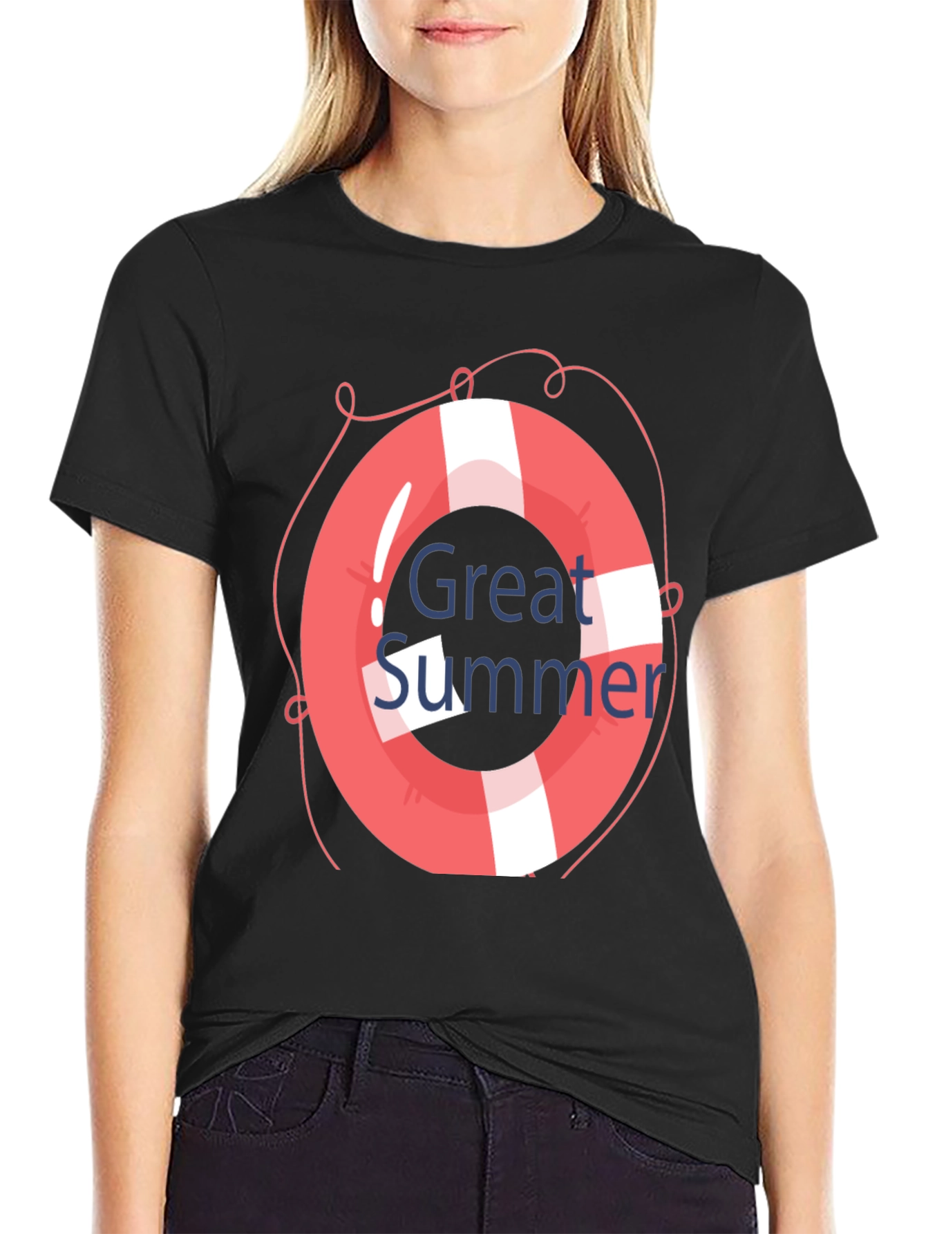 Great Summer T-Shirt - Life Preserver Design