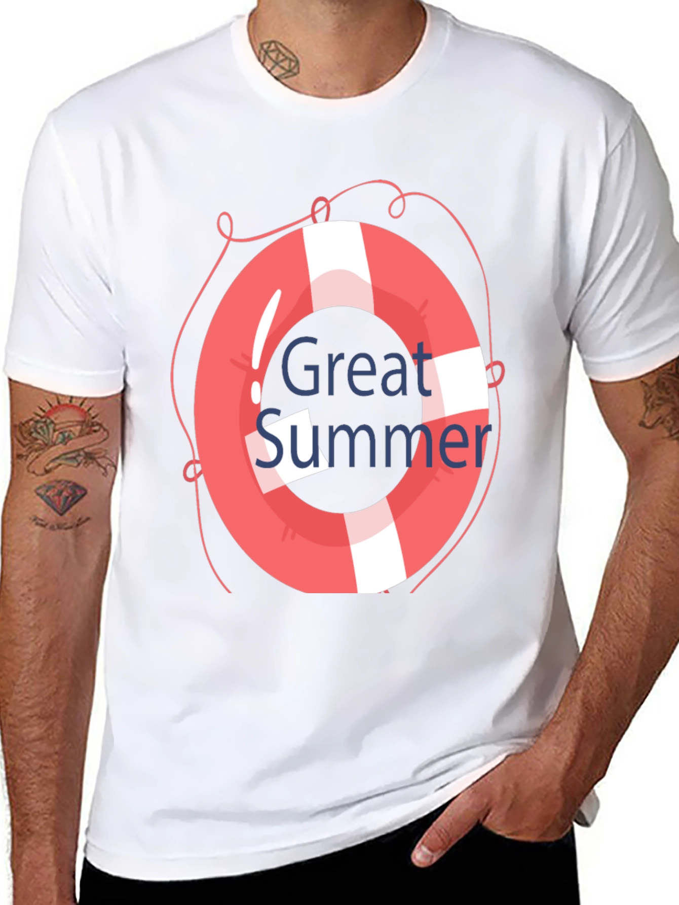 Great Summer T-Shirt - Life Preserver Design