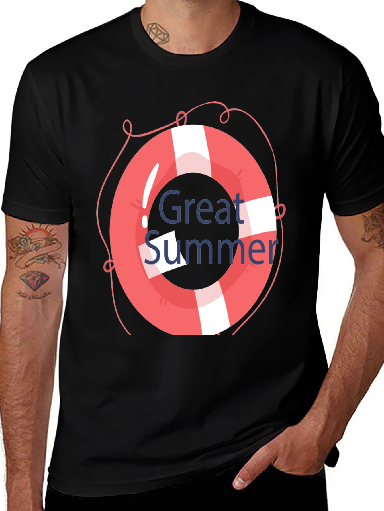Great Summer T-Shirt - Life Preserver Design