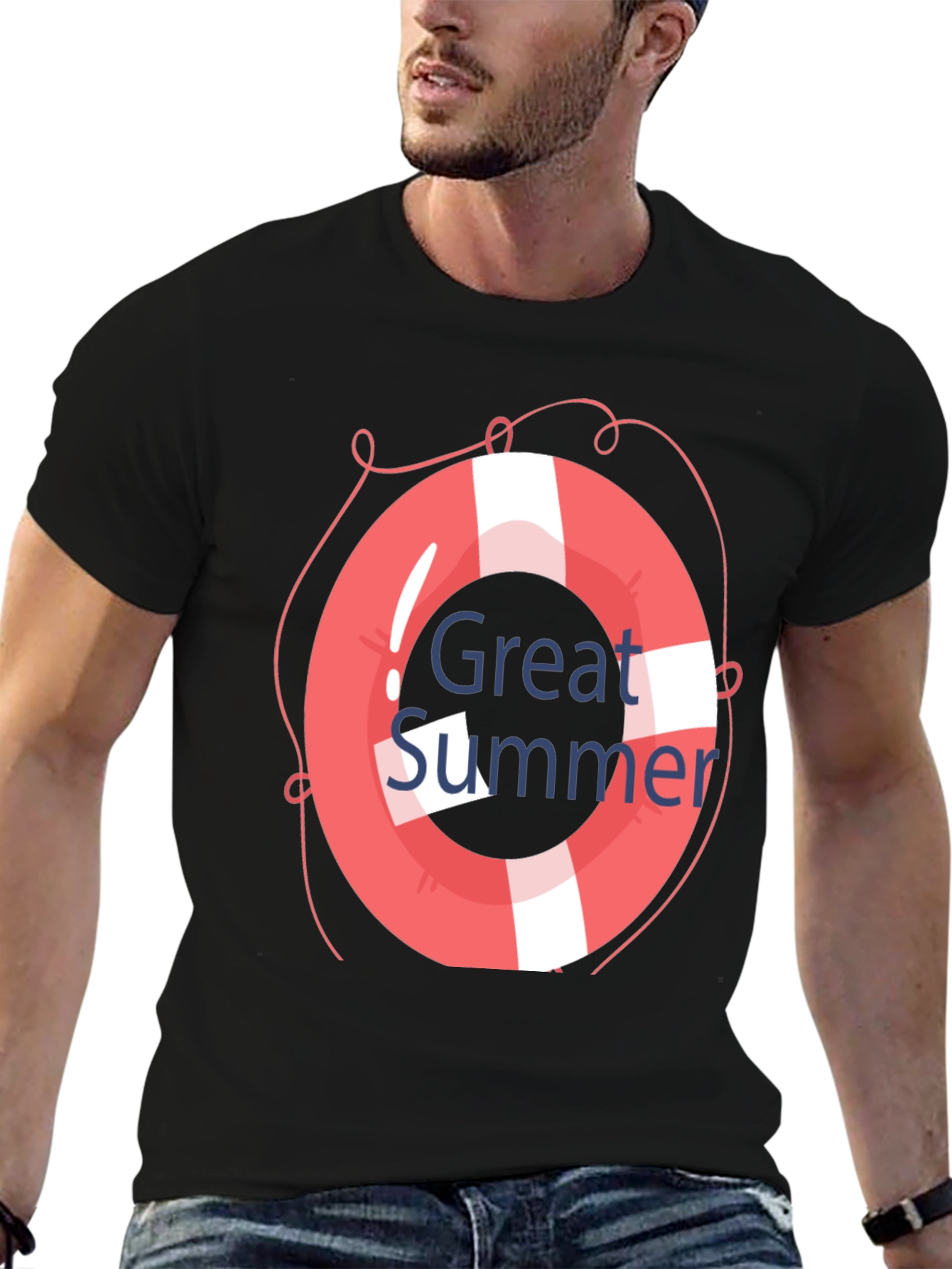 Great Summer T-Shirt - Life Preserver Design
